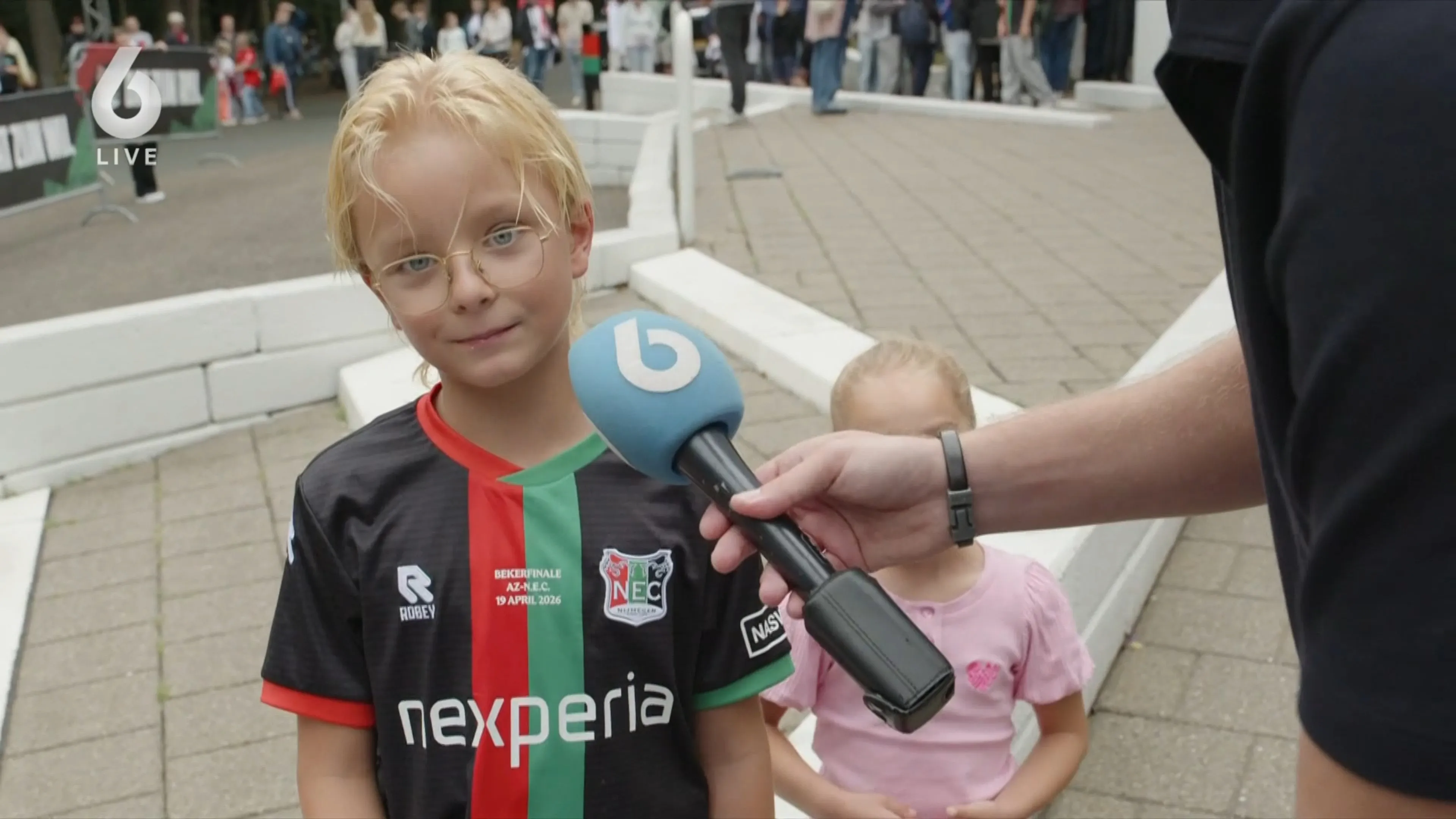 Champions League-hymne in Nijmegen