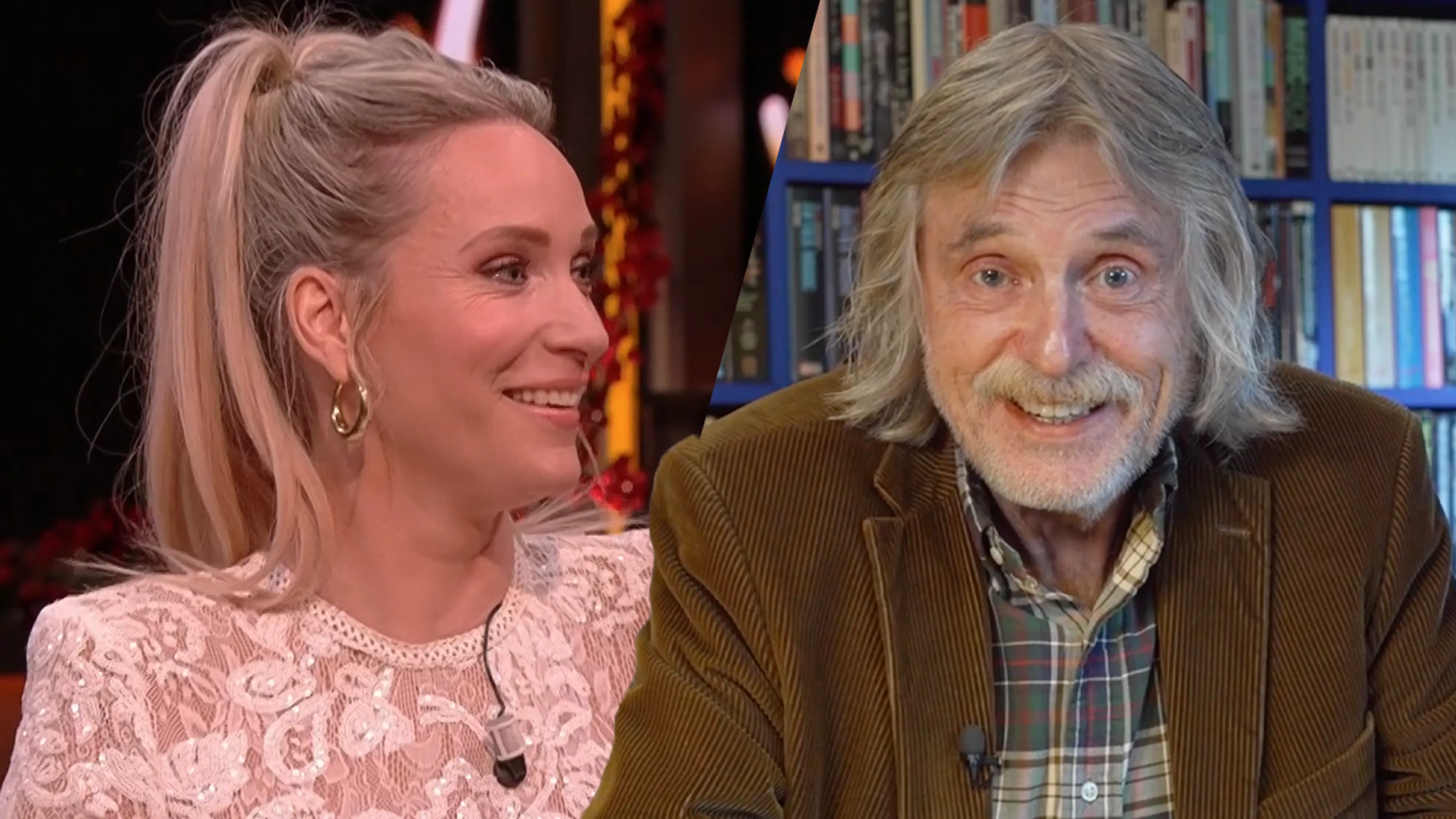 Johan richt zich in de camera tot Hélène: 'Hè schat? Doei!'