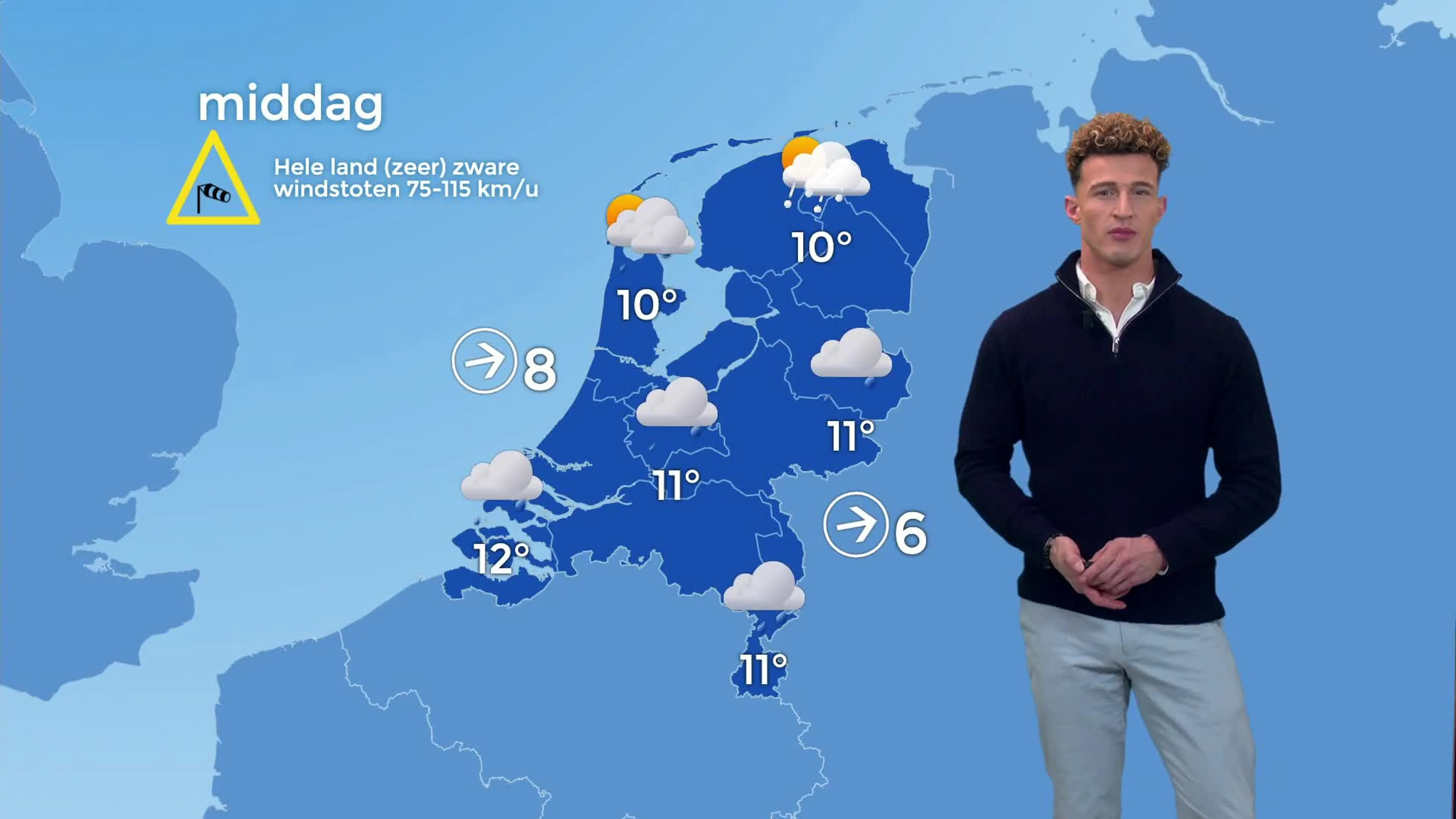Dit kunnen we donderdag van storm Pia verwachten