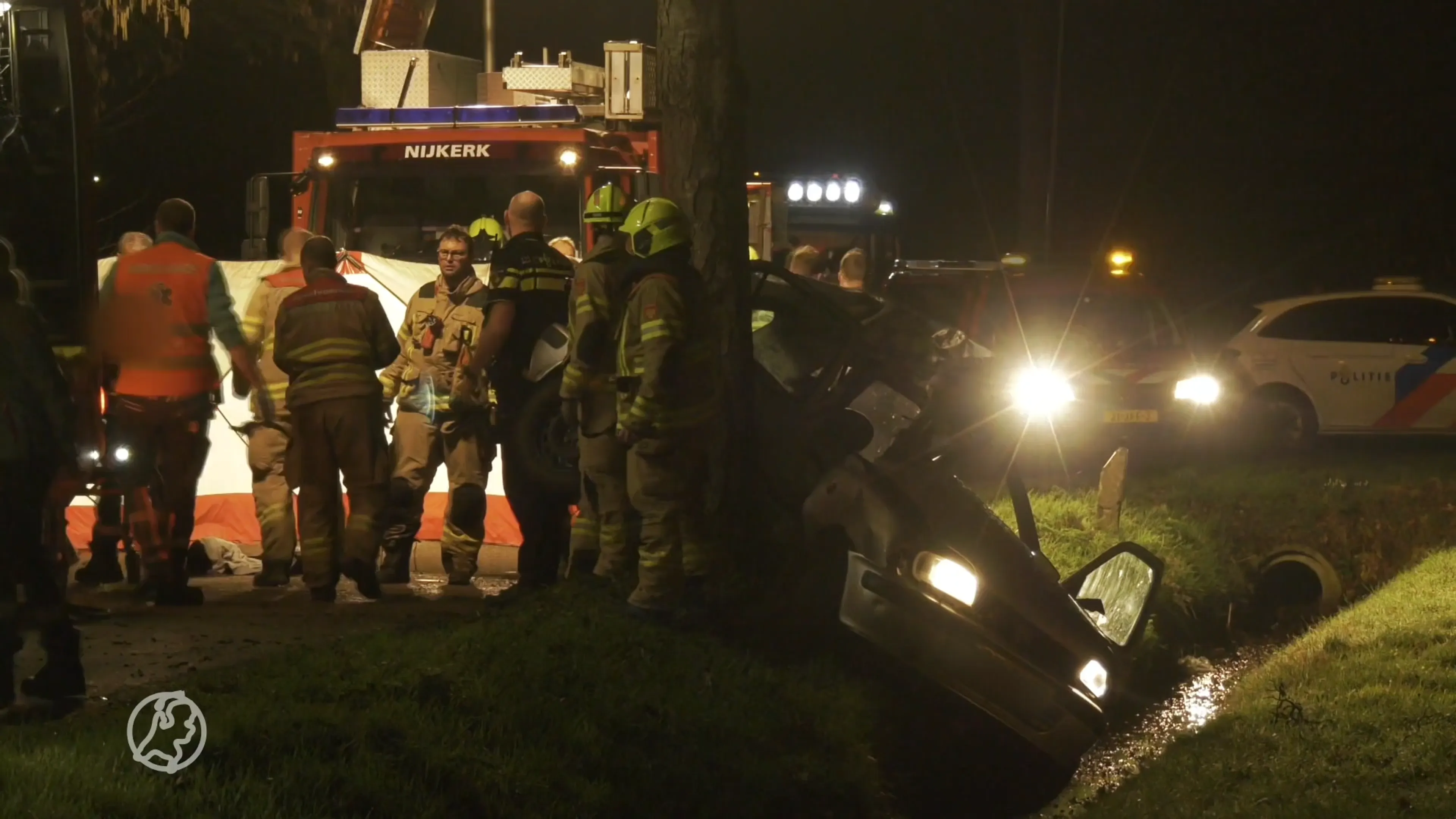 Zwaargewonde bij ongeluk Nijkerkerveen