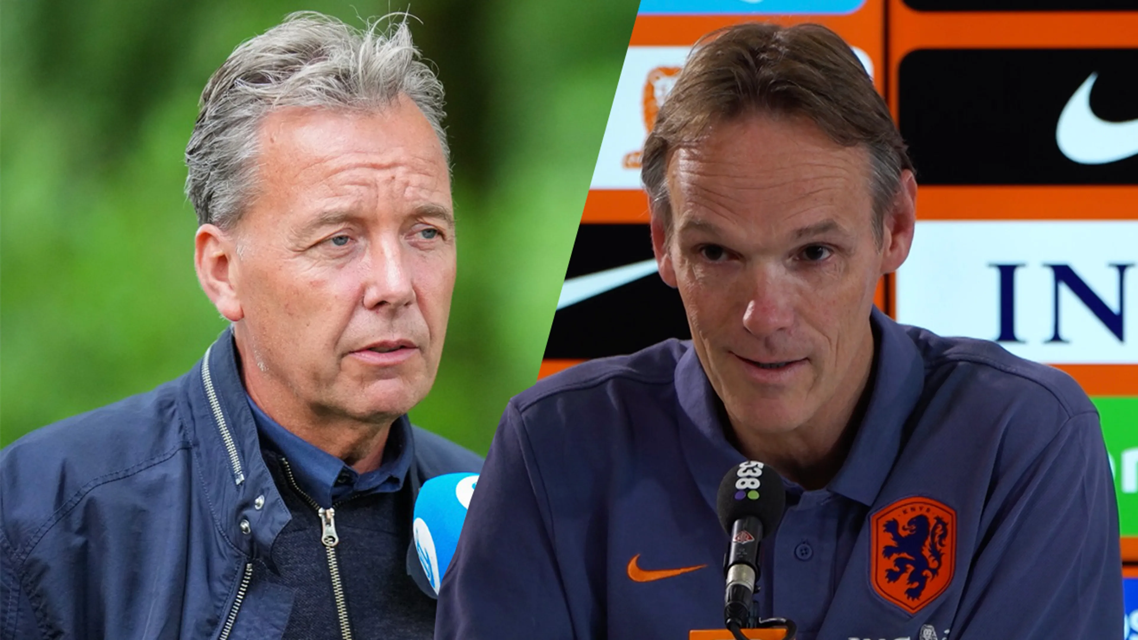 Valentijn Driessen in discussie met perschef KNVB: 'Niet helemaal gepast om dat nu hier te doen'