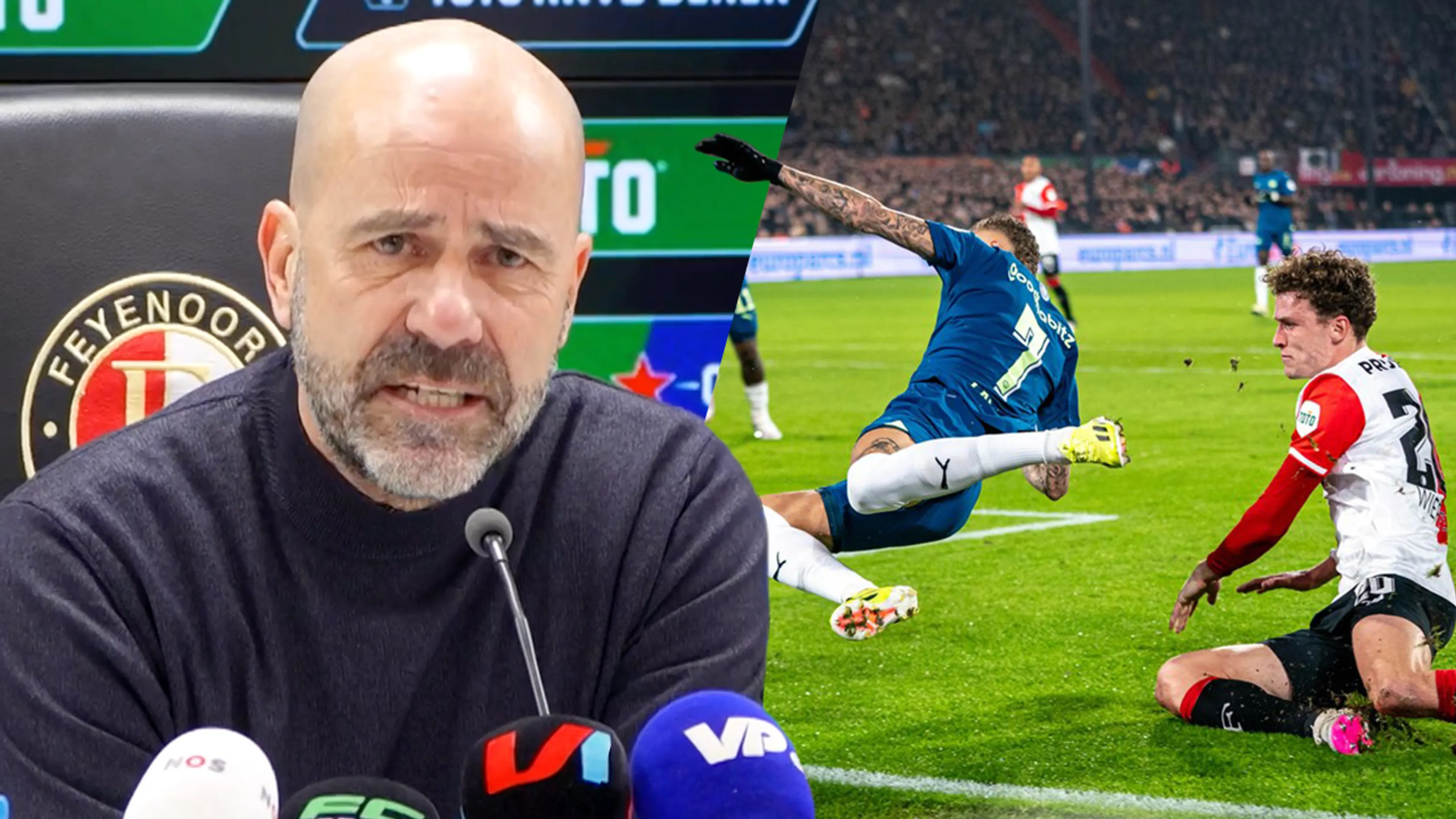 Bosz woest tijdens persconferentie: 'Menen jullie dit serieus?!'