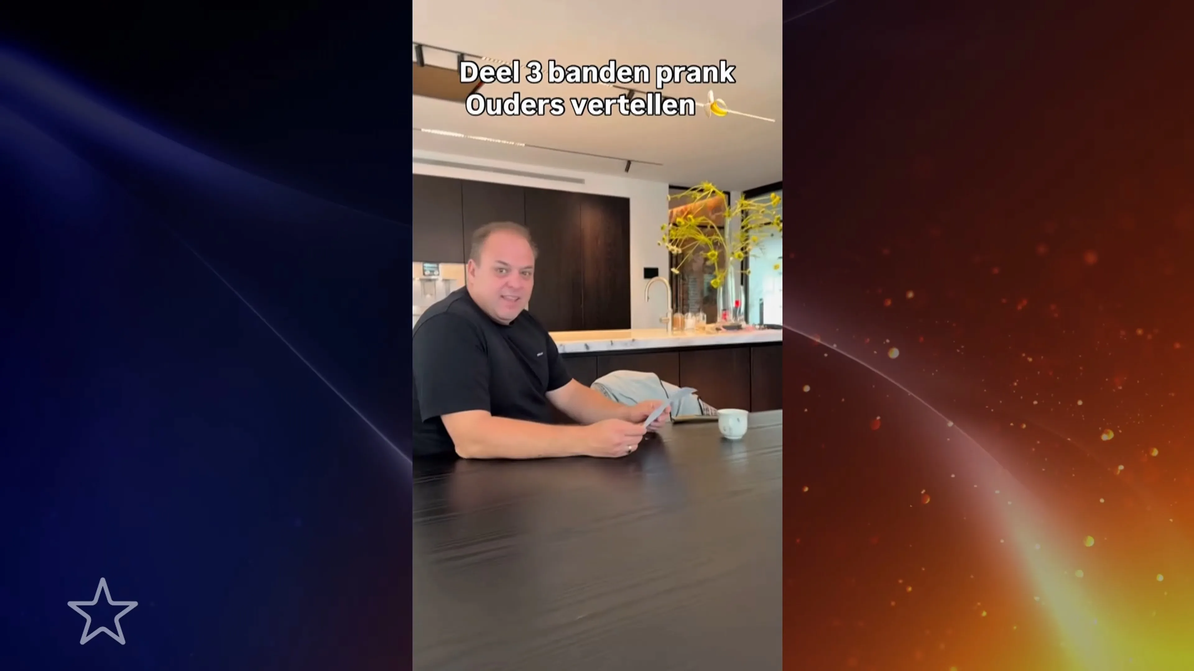 Christiaan Bauer biecht Bananasplit‑stunt op aan ouders