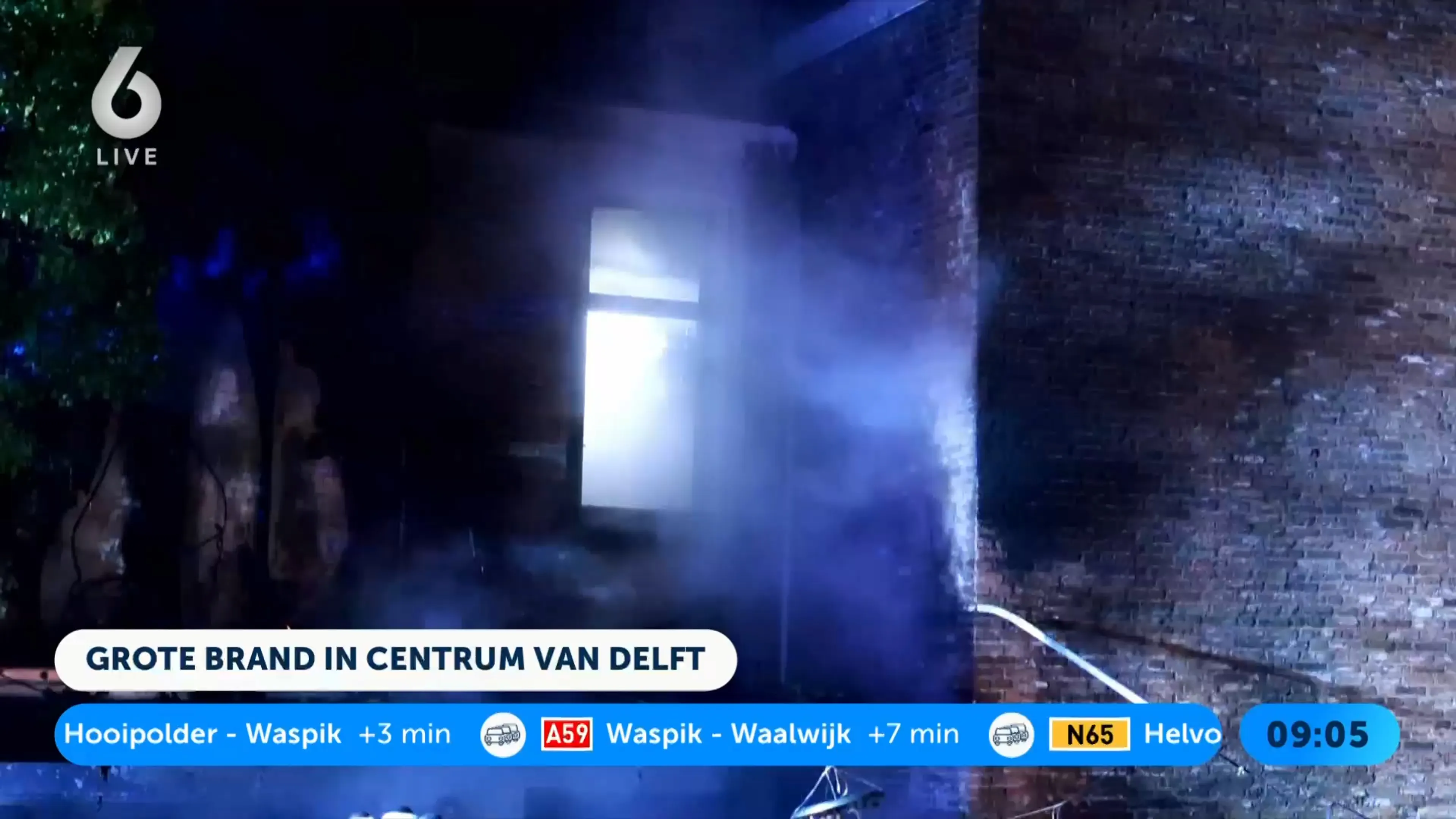 Grote brand in centrum Delft onder controle