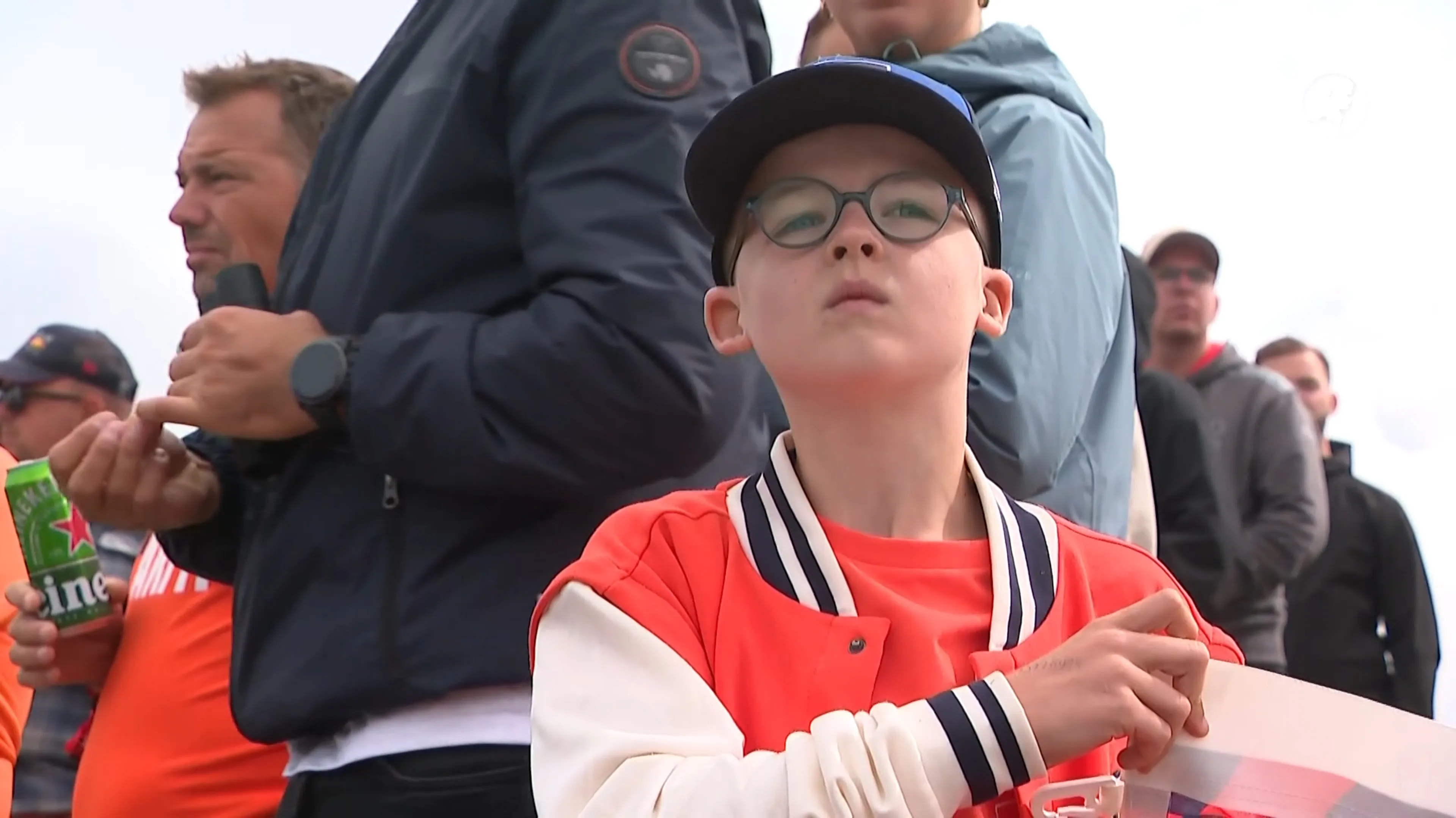 Karter Marien (9) ziet Max Verstappen crashen in Zandvoort