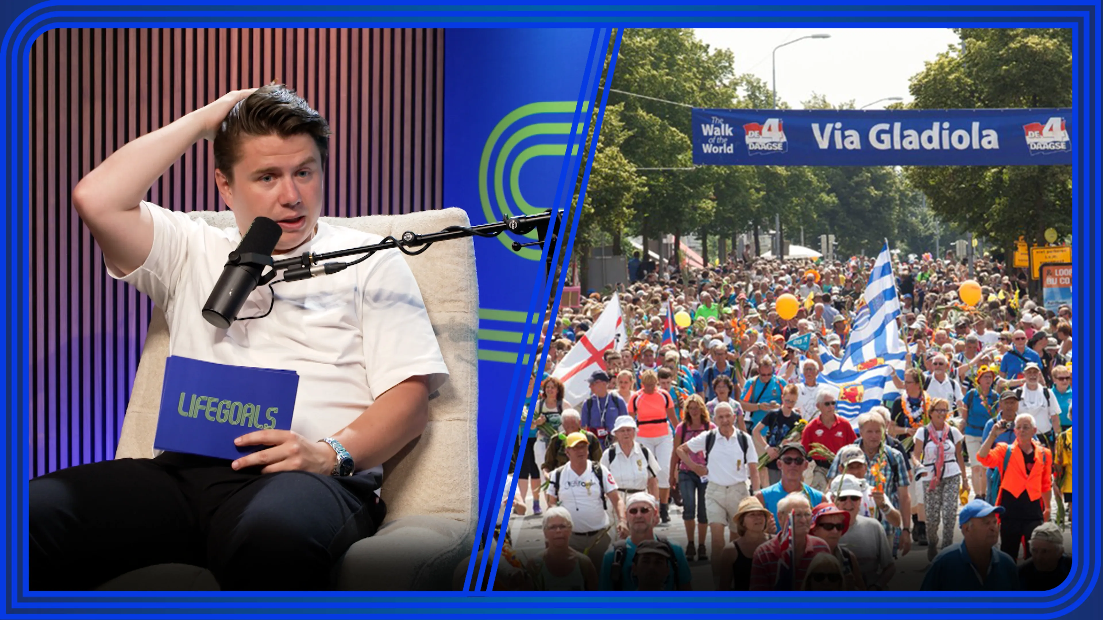Dylan Boet in hoge emotie tijdens Nijmeegse vierdaagse