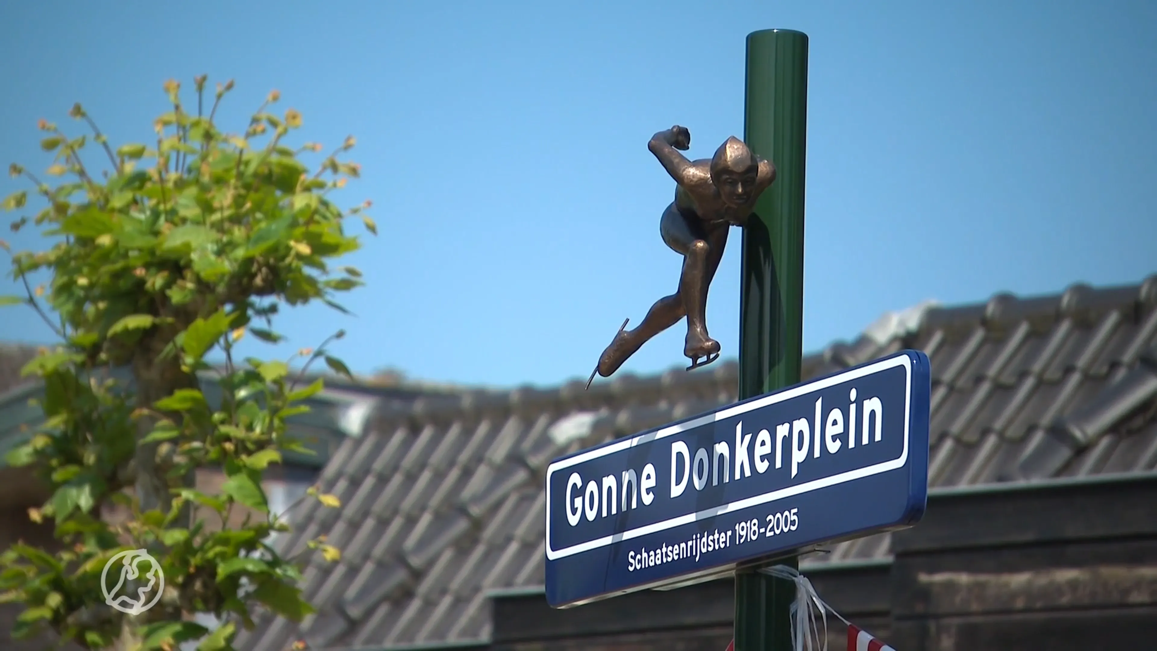 Plein in Ilpendam vernoemd naar schaatsster Gonne Donker