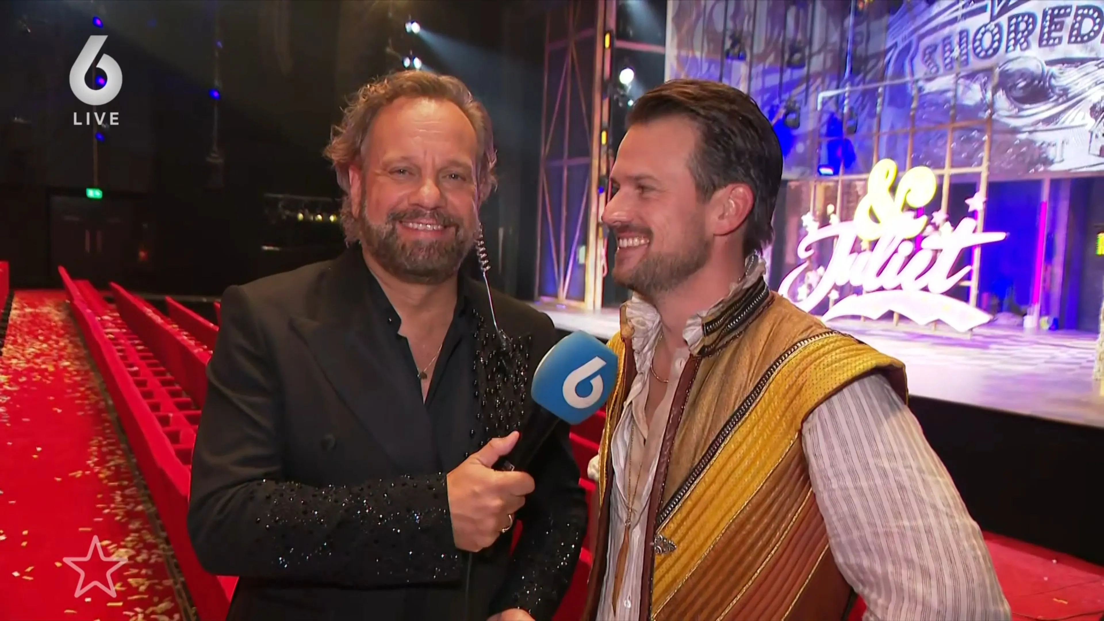 Carlo Boszhard opgelucht na première &Juliet