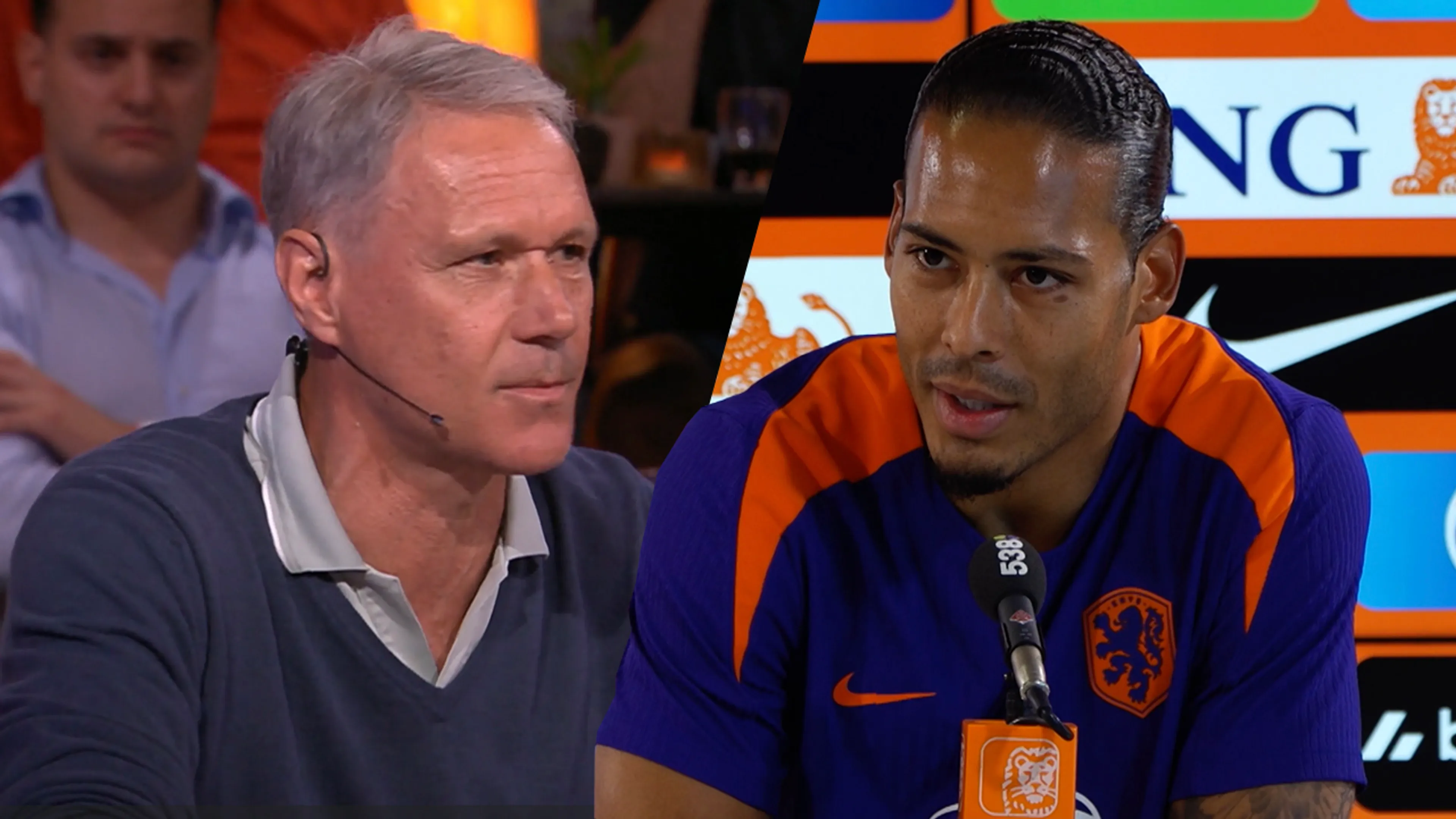 Zelfkritische Van Dijk reageert op kritiek van Van Basten: 'Het raakt me wel'