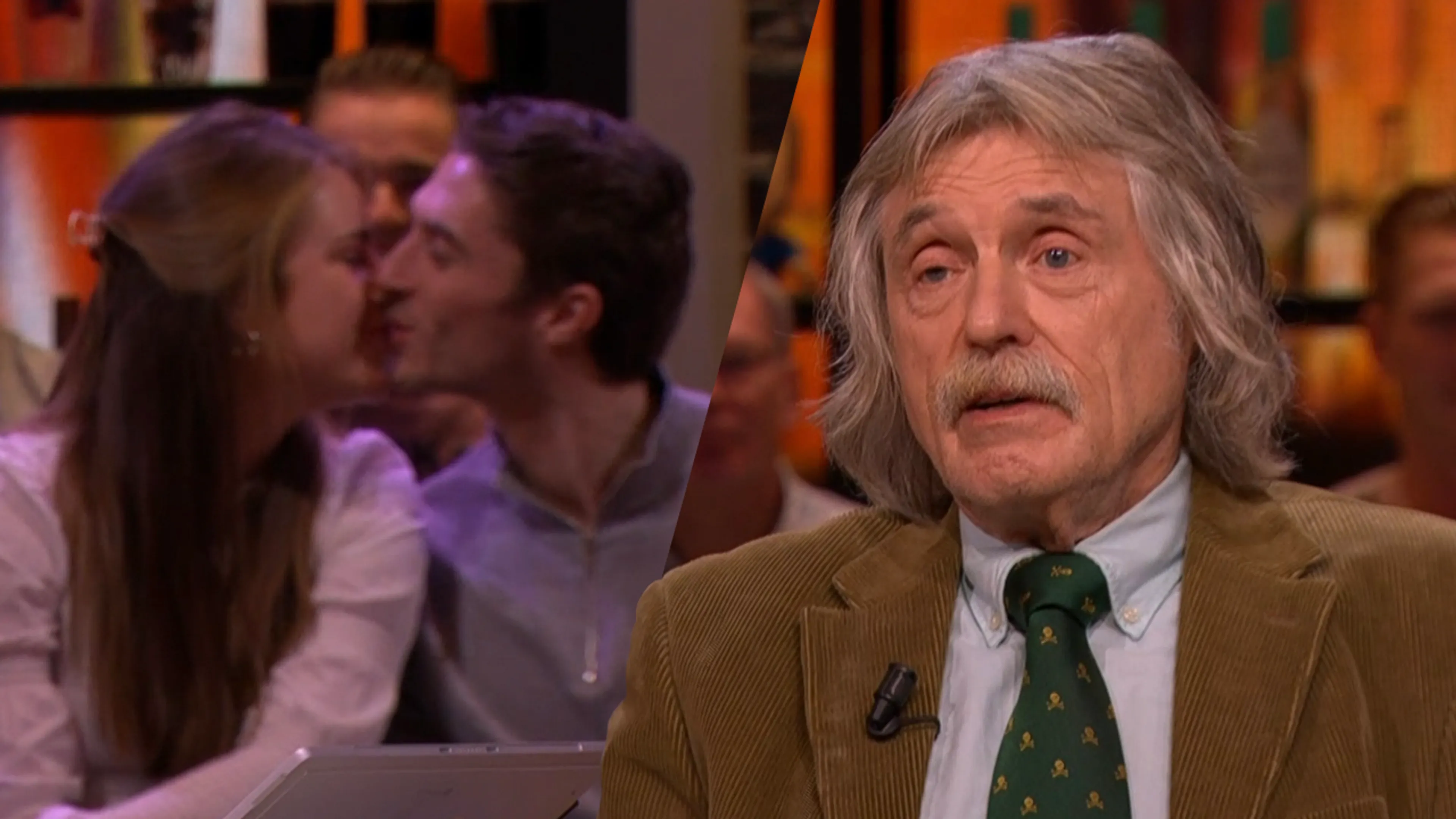 Johan ziet kussend stel in Vandaag Inside-publiek: 'We moeten ingrijpen!'