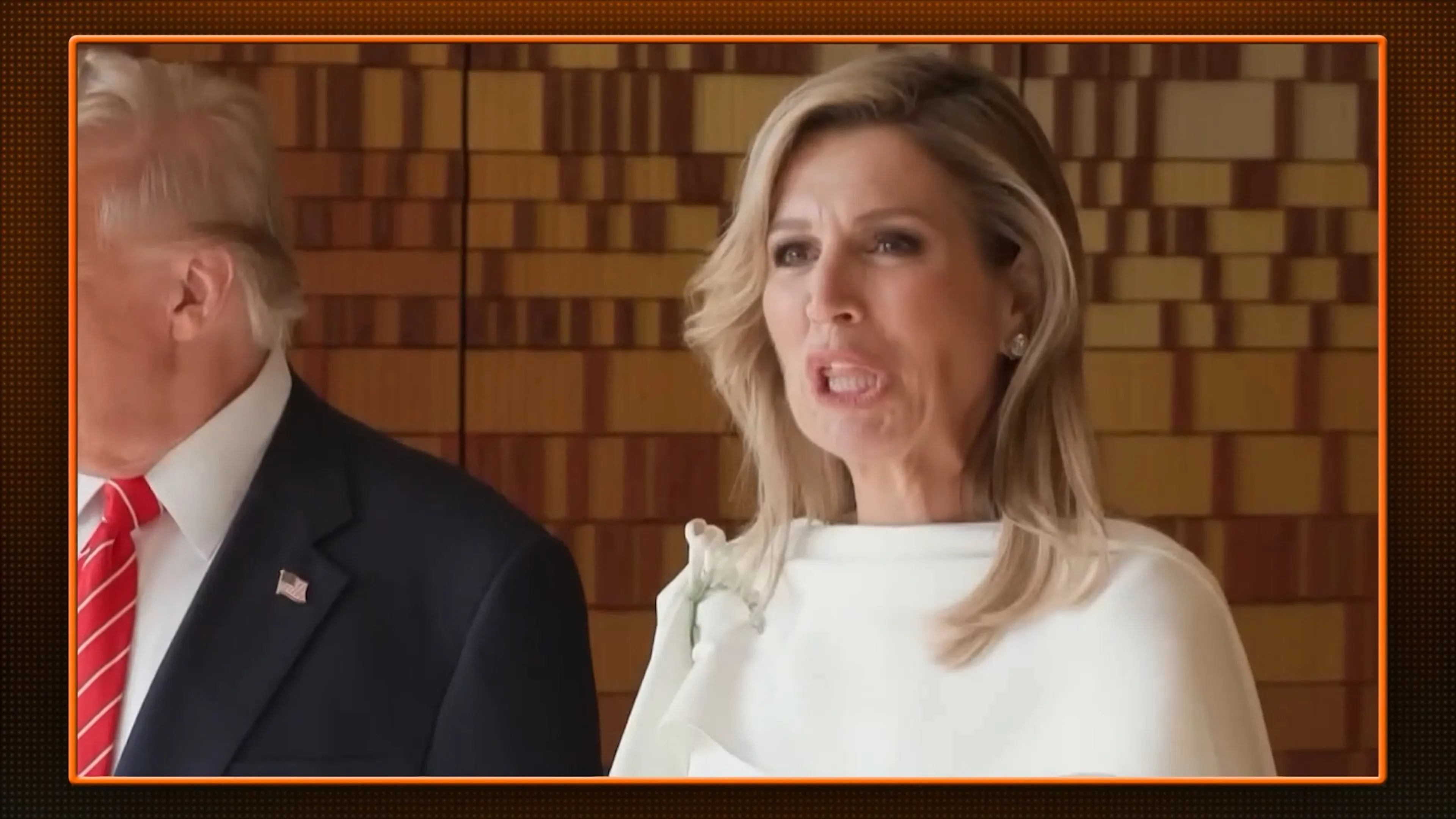 Deed koningin Máxima hier Trump nou na?