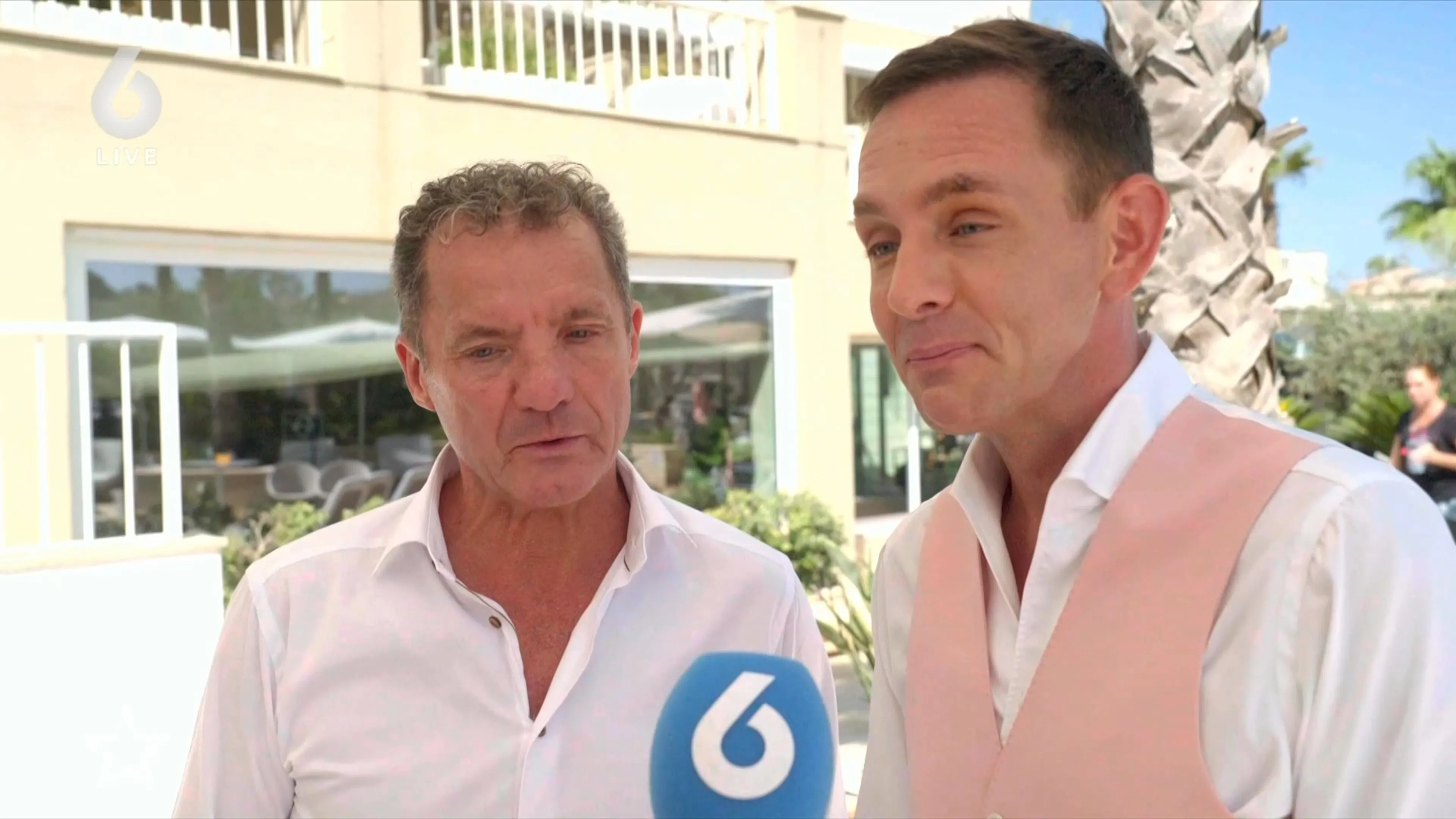 John en Kees de Bever over filmopnames op Malta