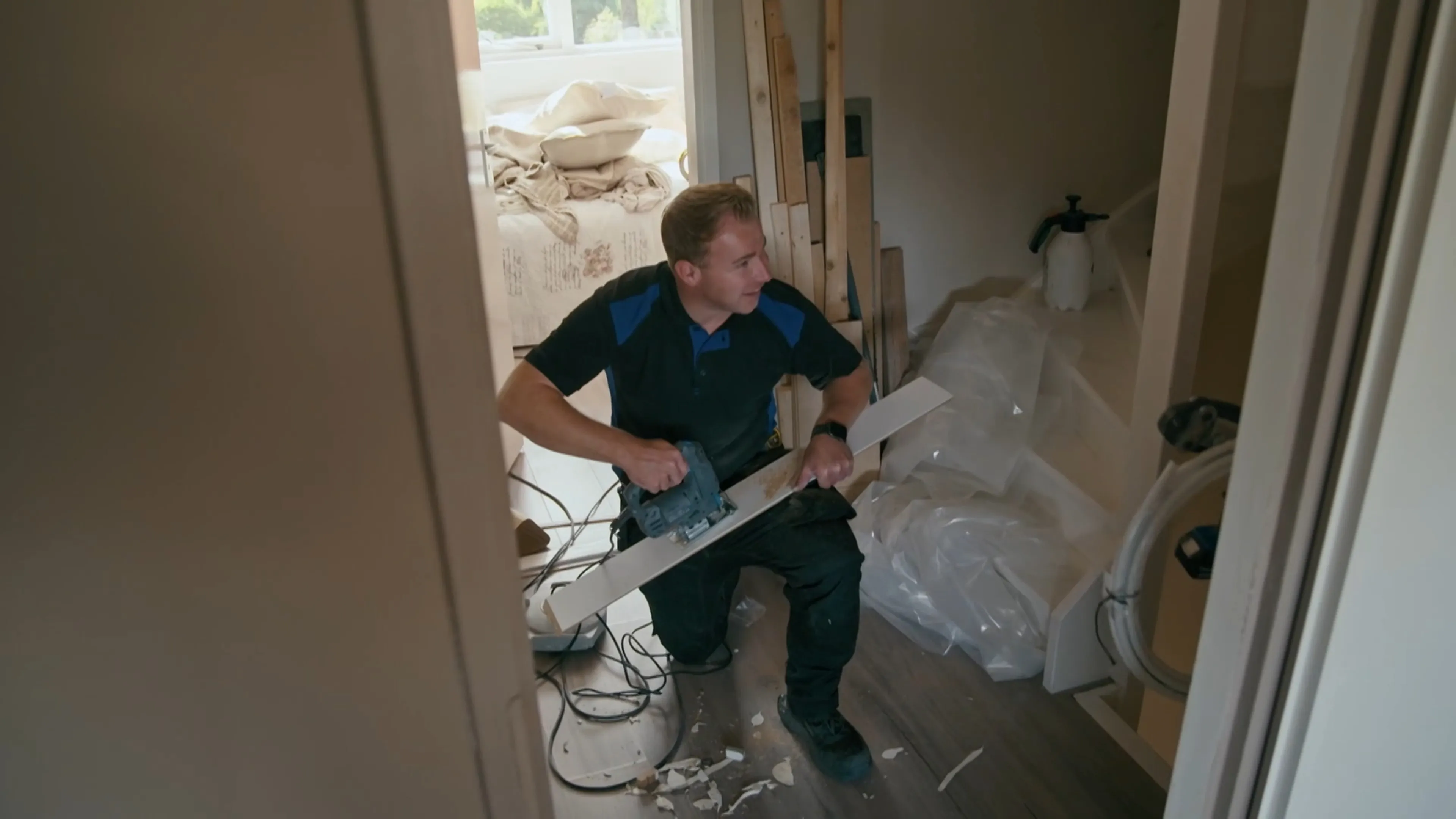 Dave claimt alvast zijn kant van Shannons bed