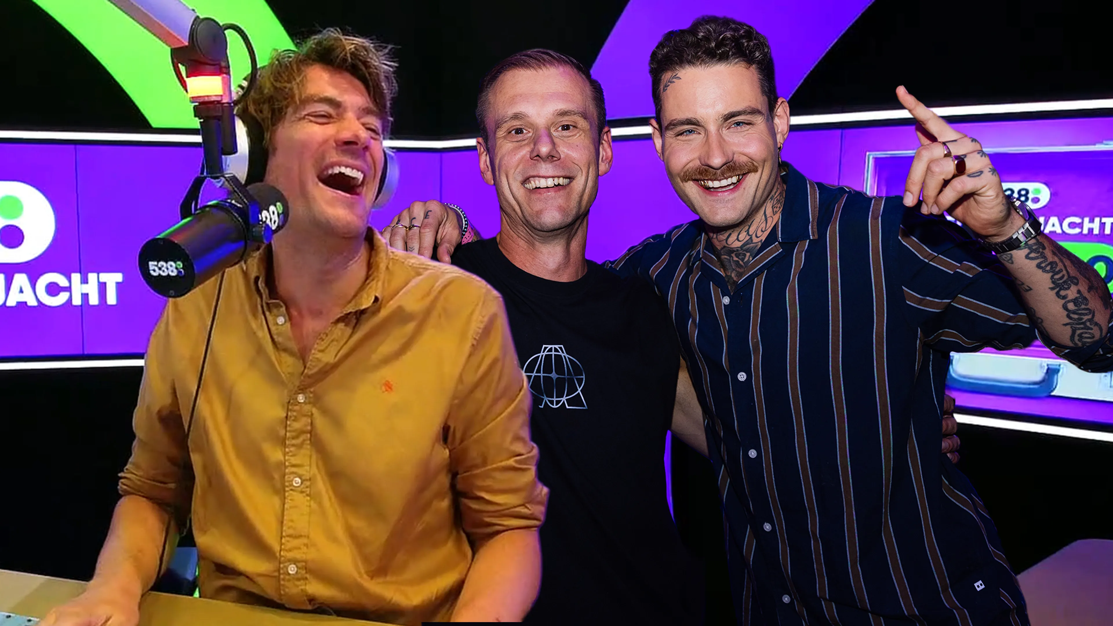 Armin van Buuren en Douwe Bob primeuren single in De 538 Middagshow