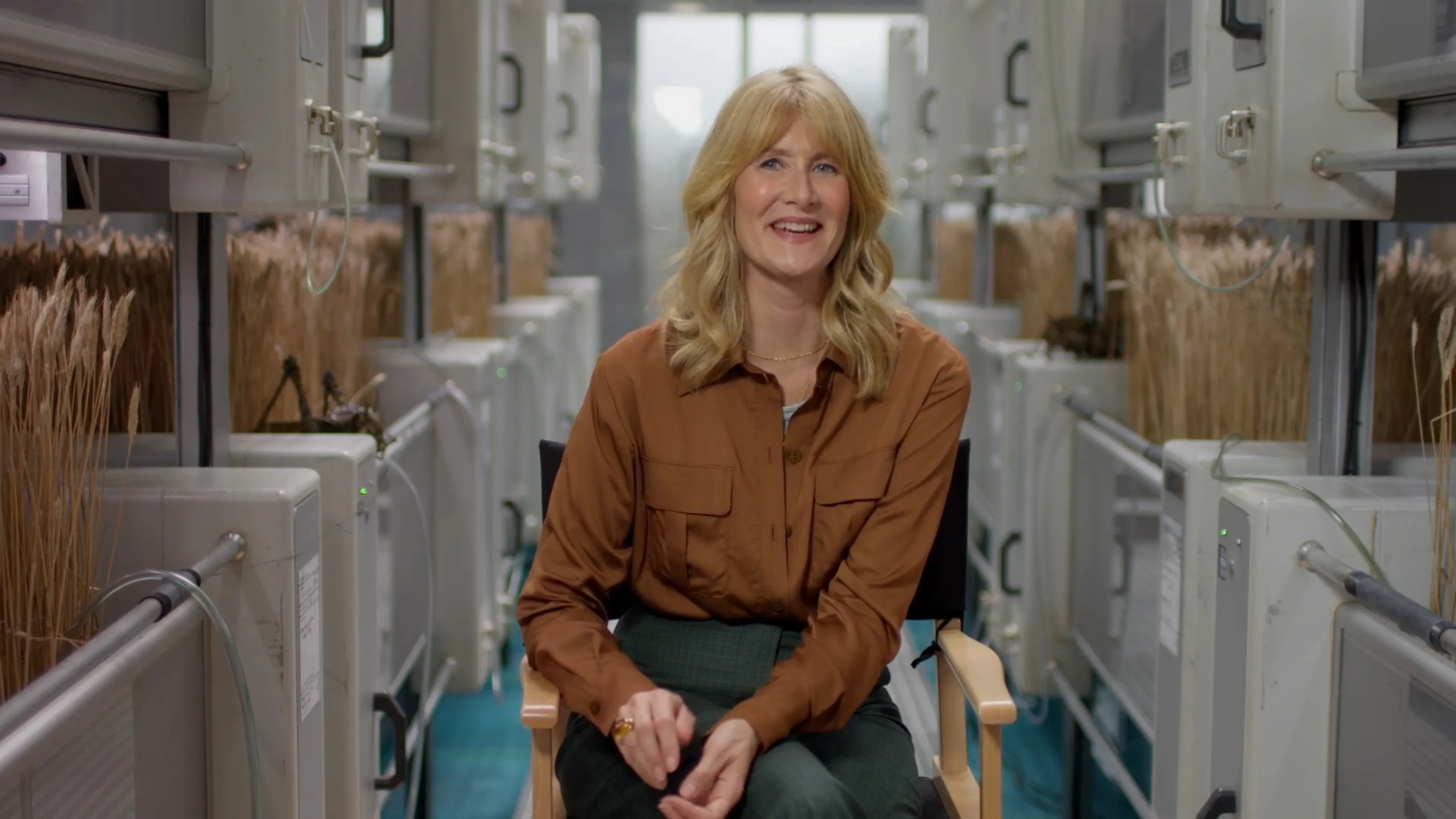 Laura Dern over Jurassic World: Dominion