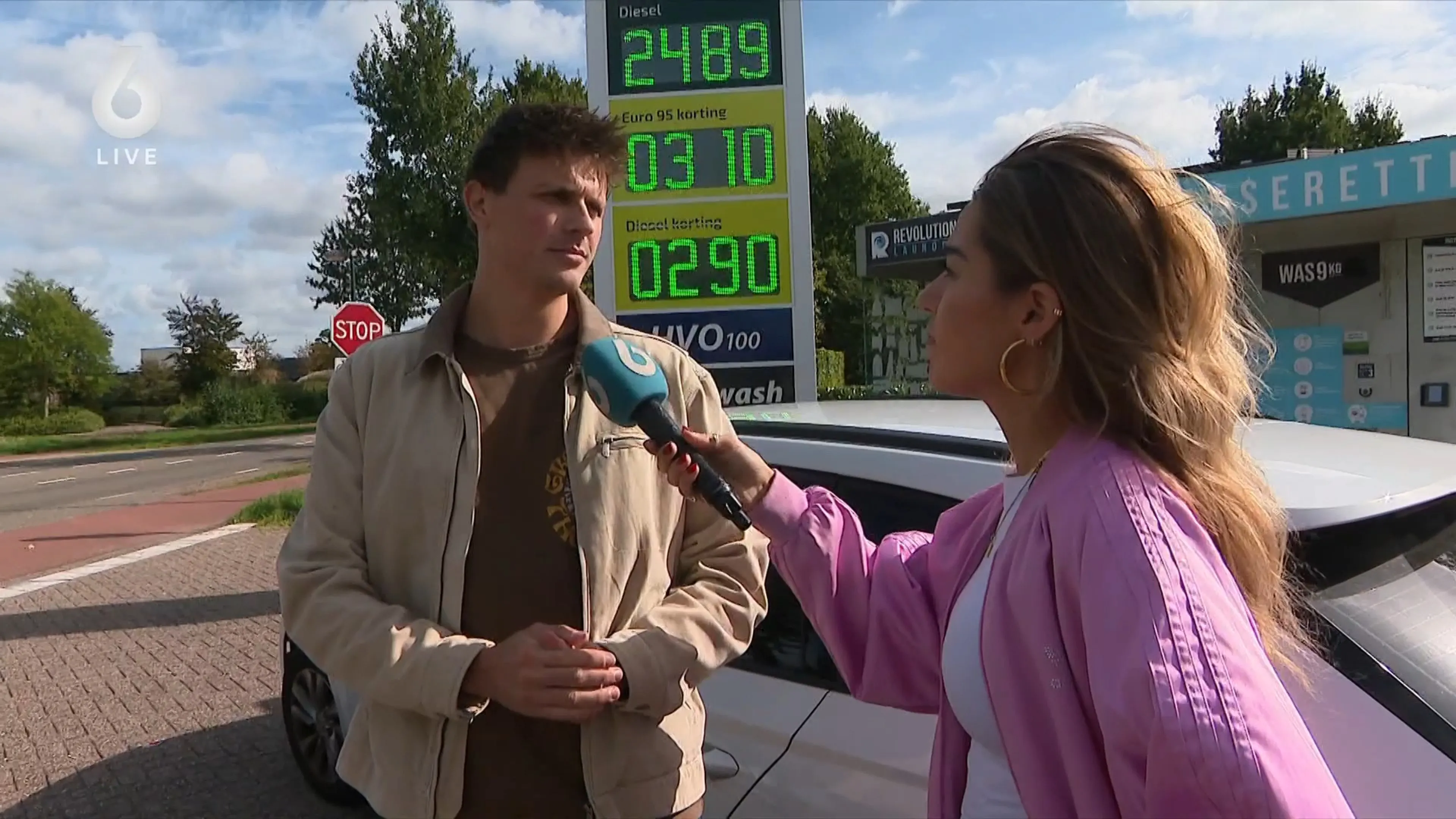 Benzineprijs op recordhoogte