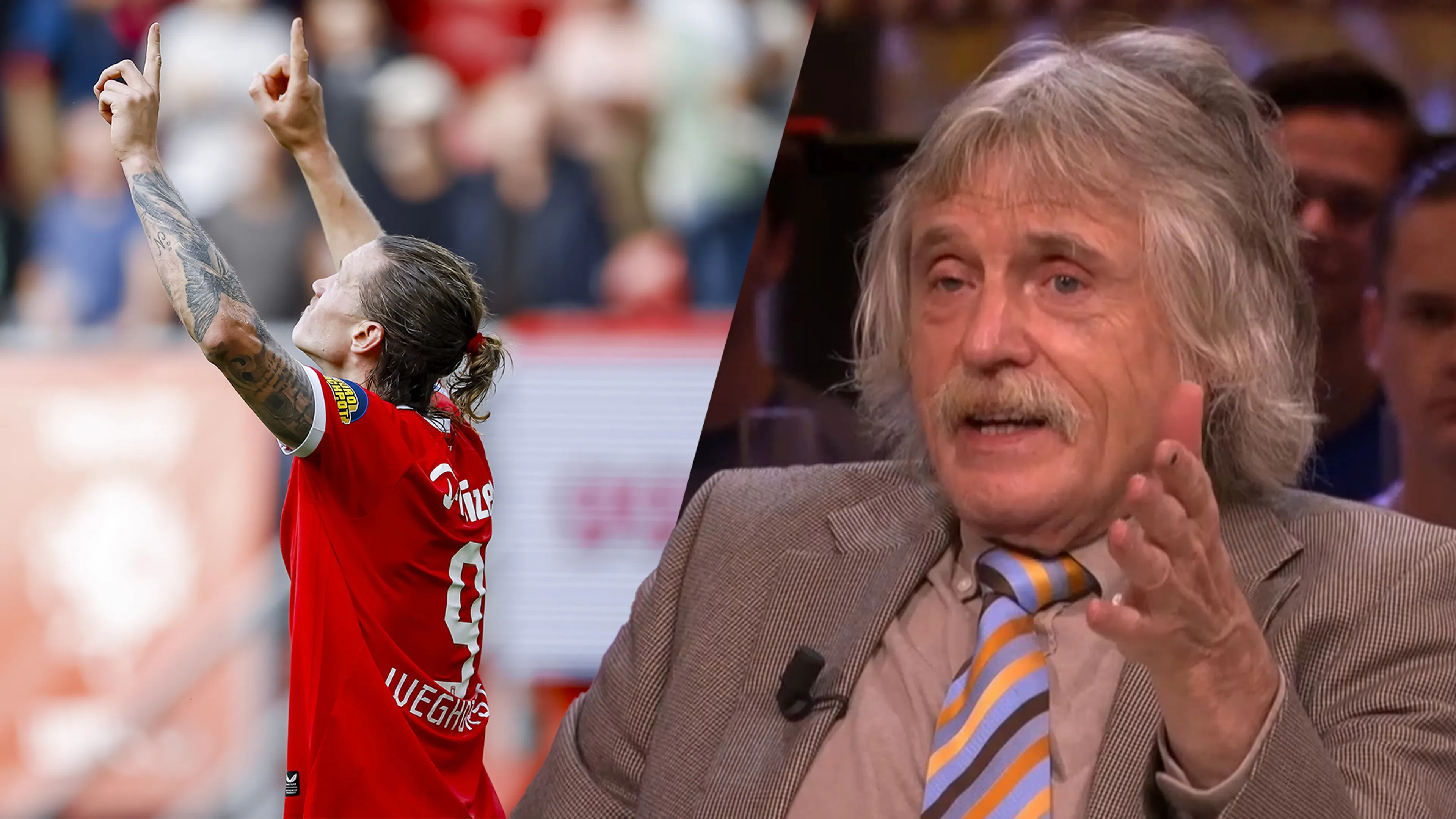 Johan Derksen ziet unieke rol voor Wout Weghorst: 'Anders laten ze een kans voor open doel liggen'