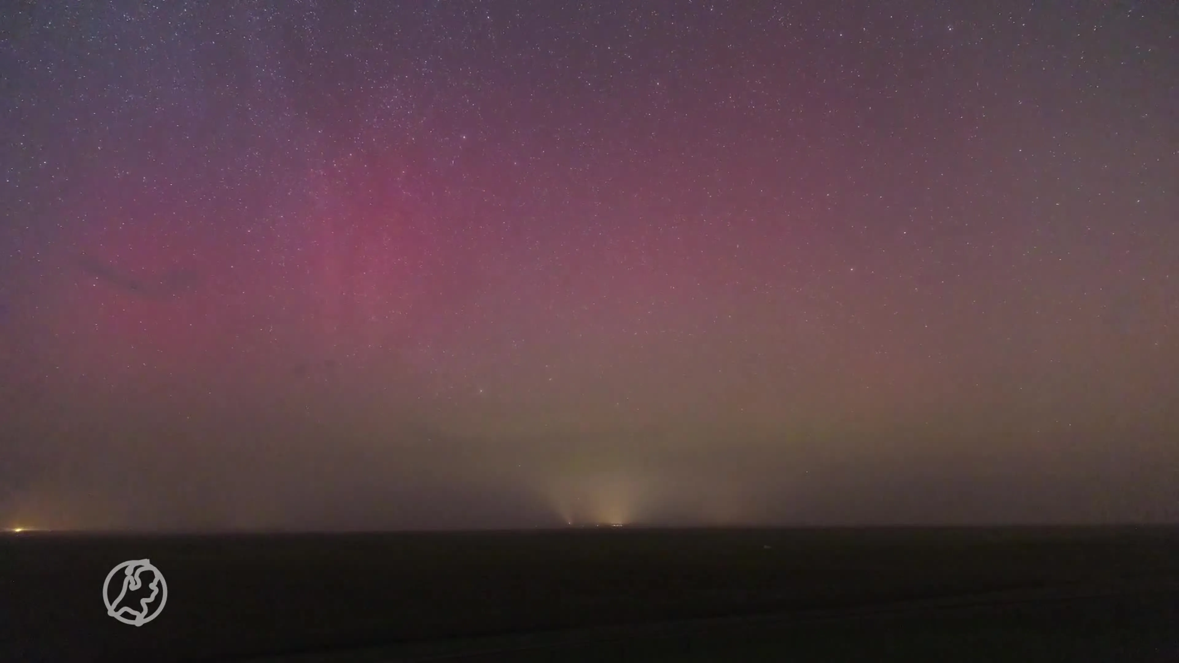 ZIEN: Noorderlicht boven de Waddenzee