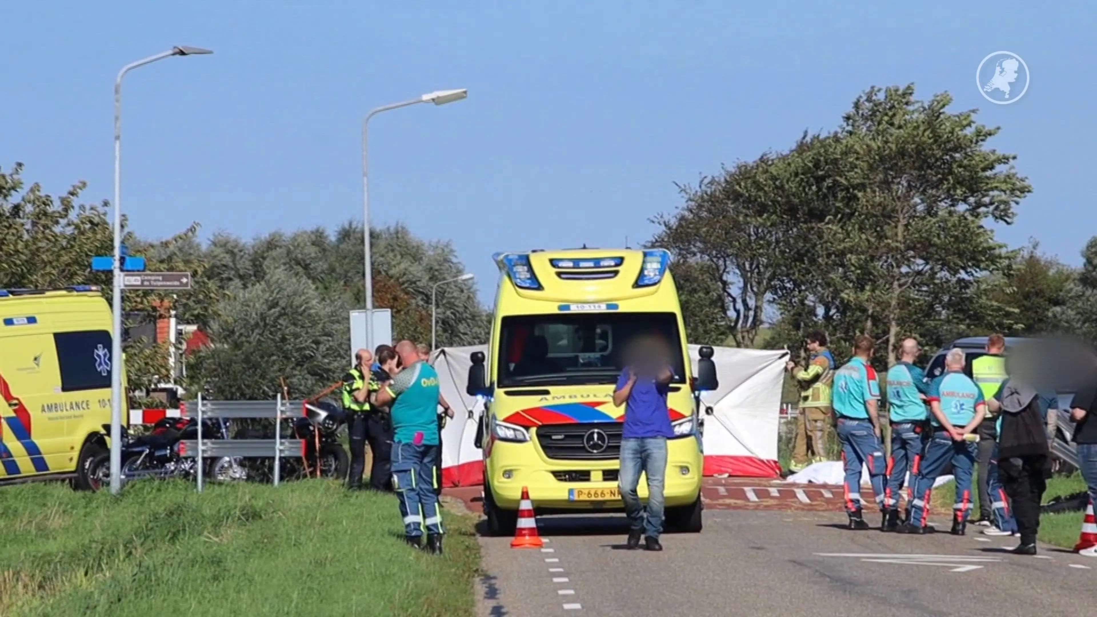 Motorrijder overleden bij ongeval in Noord-Hollandse Breezand