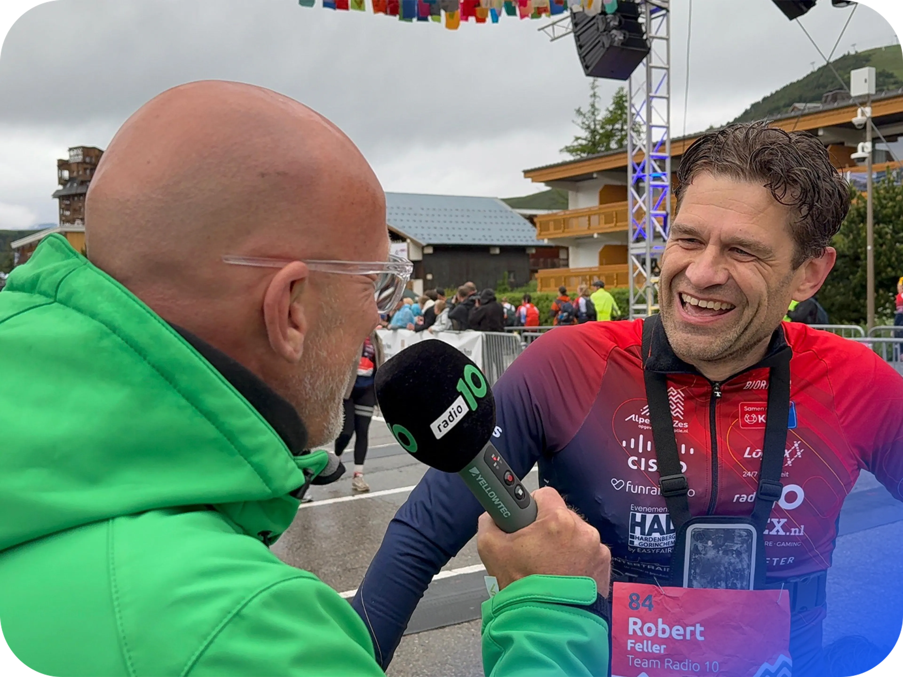 René Verkerk met Robbert Feller (2025).