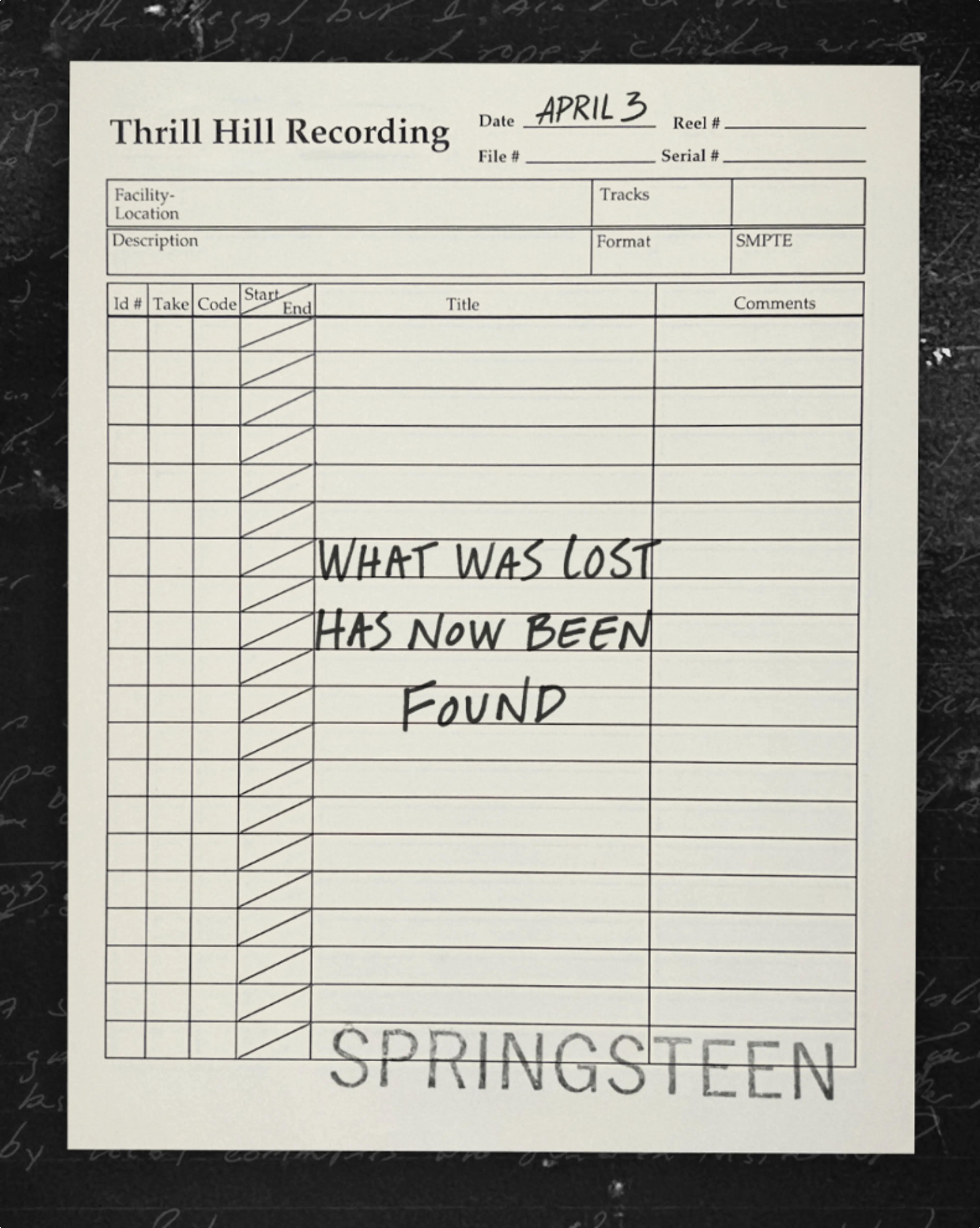 Bron: Bruce Springsteen op Instagram.