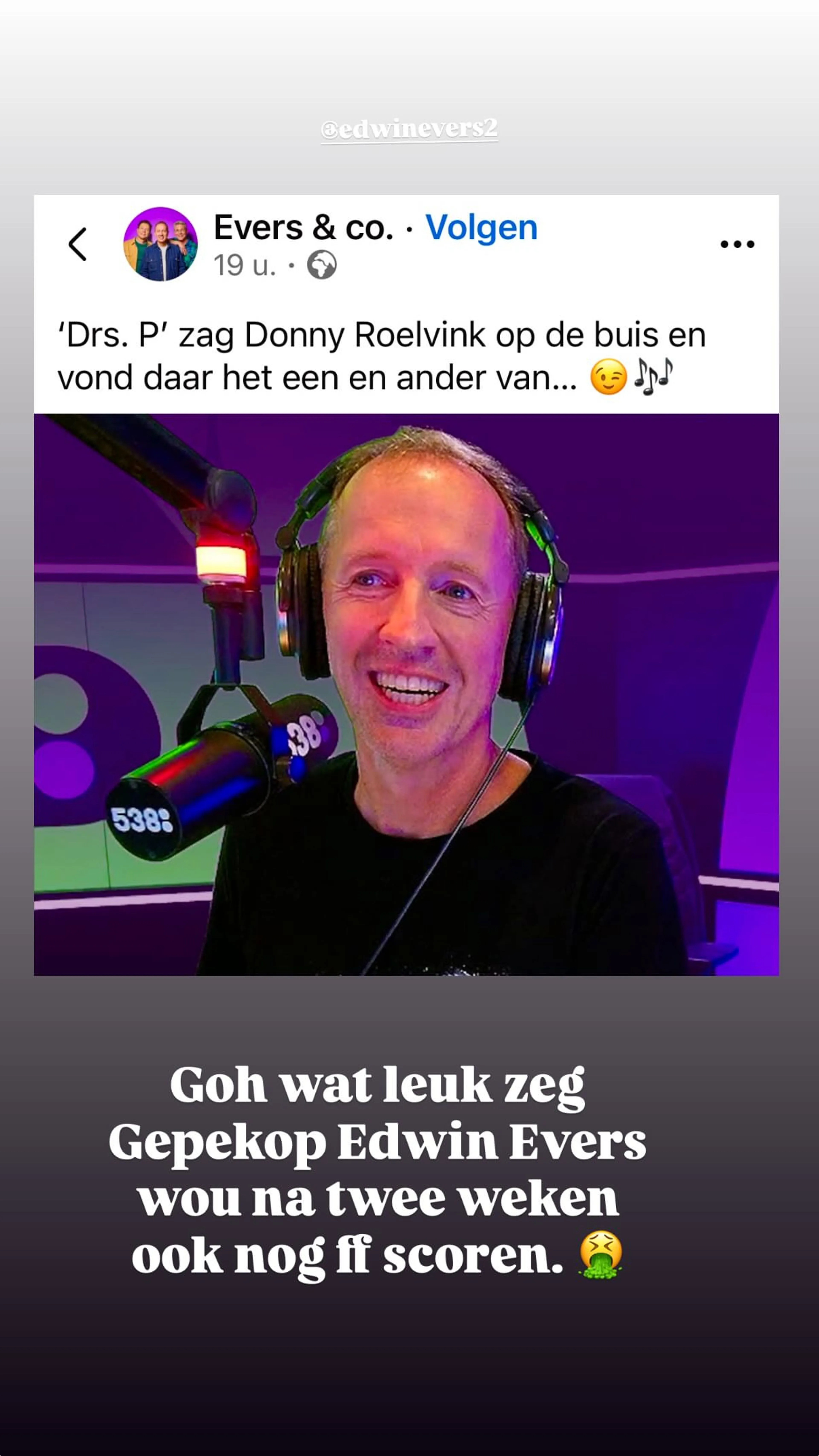 Bron: Instagram @driesroelvink_official