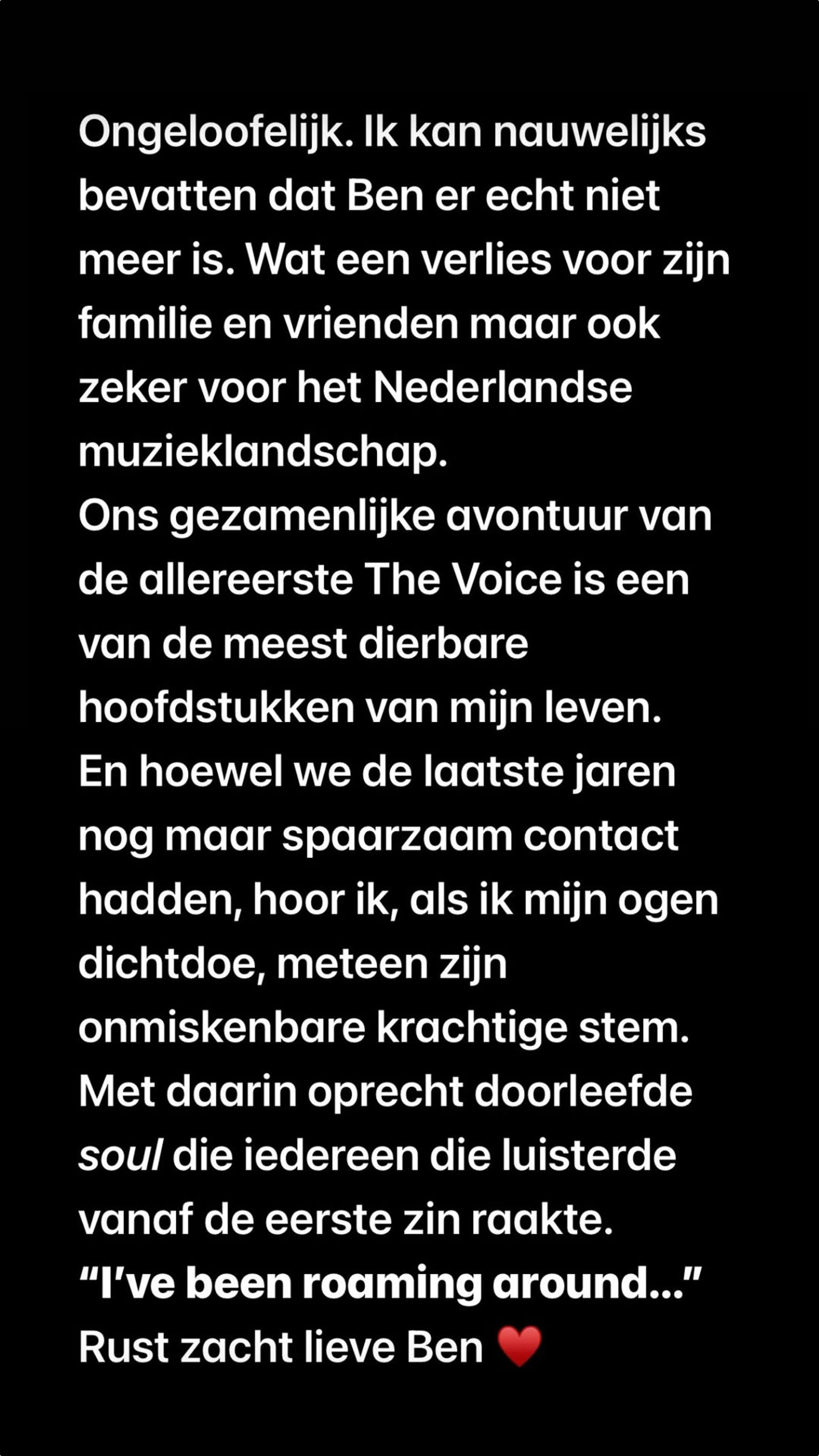 Bron: Instagram / Roel van Velzen