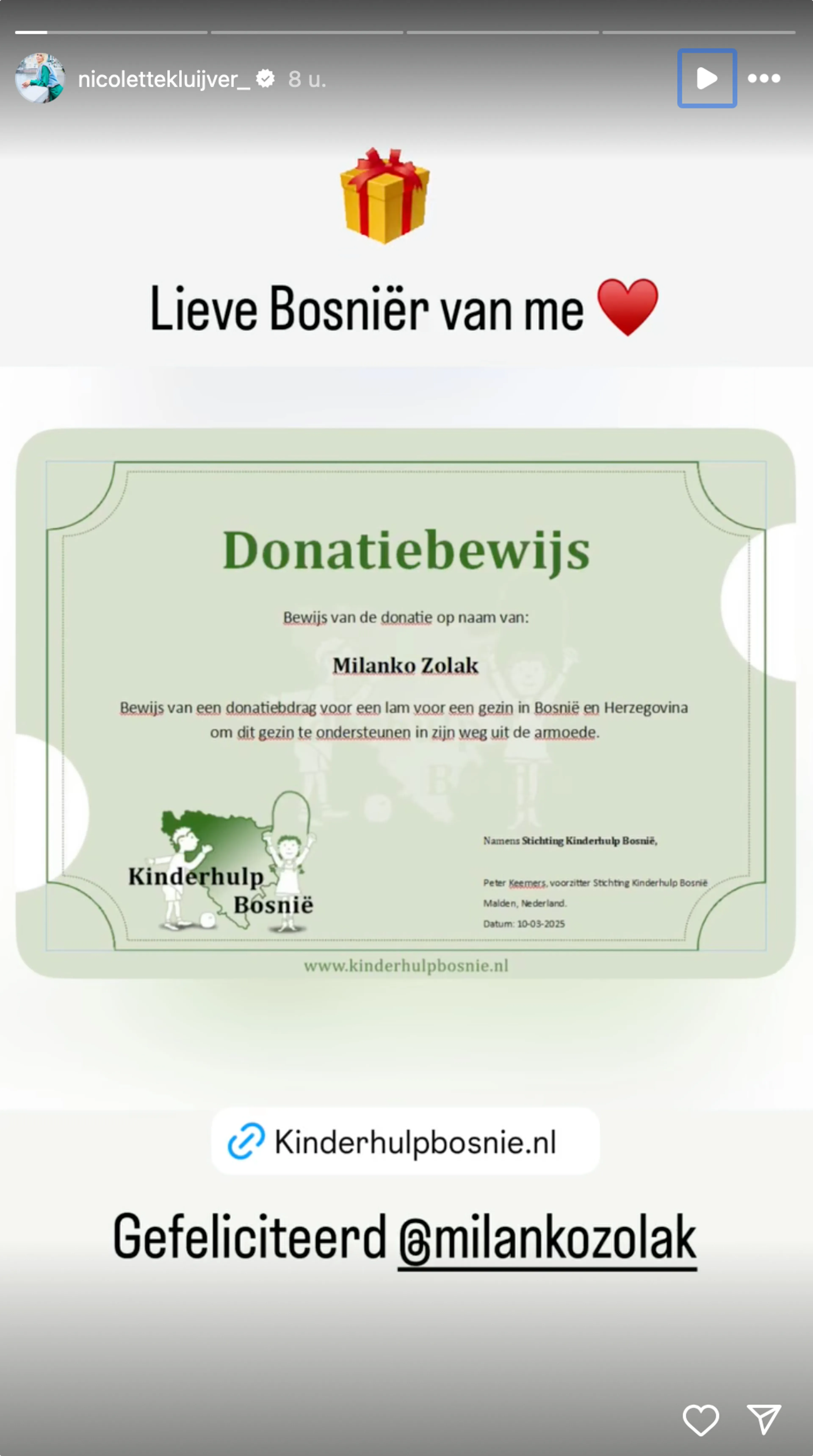 Bron: Instagram Nicolette Kluijver