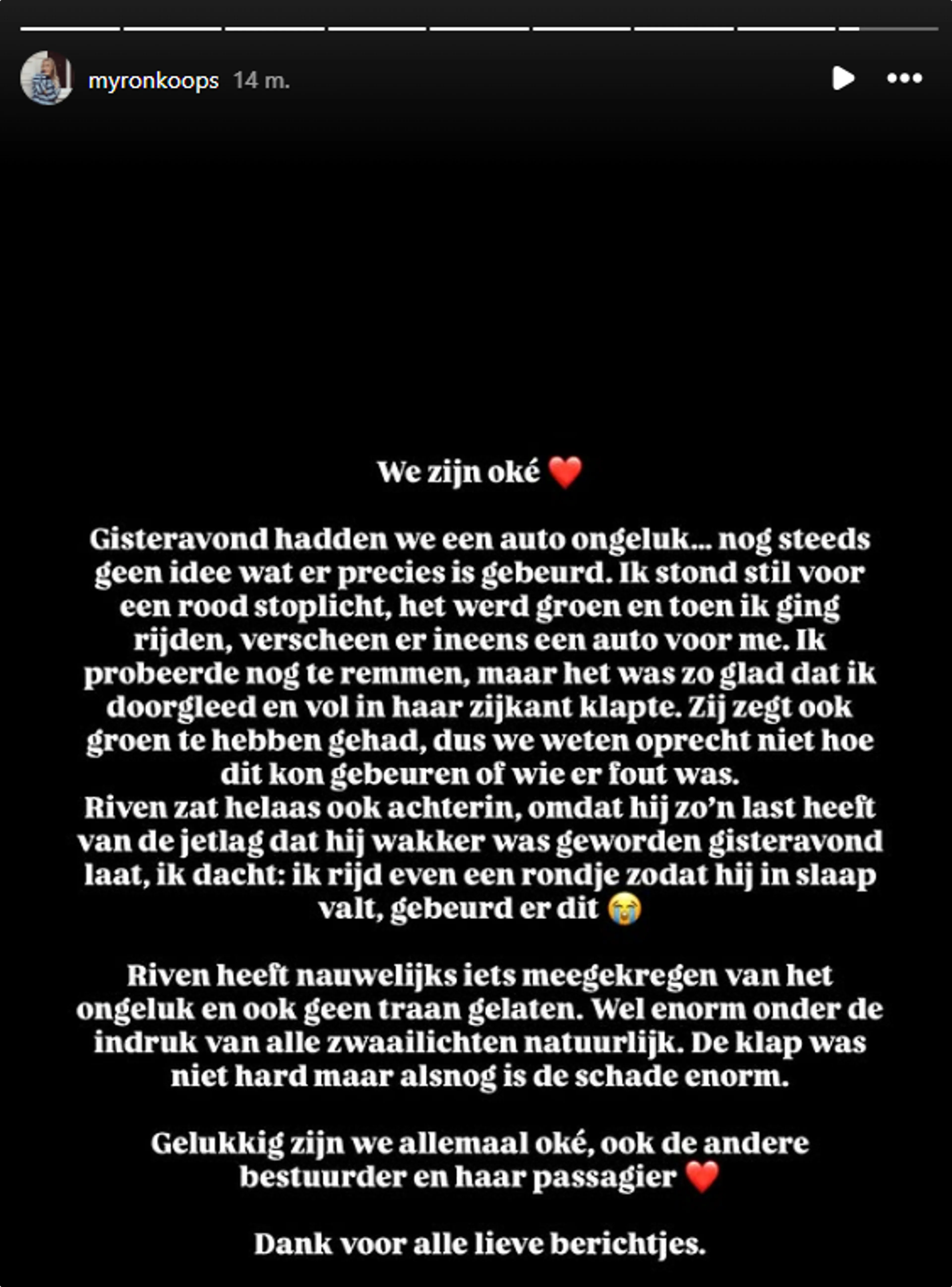 De story van Myron.