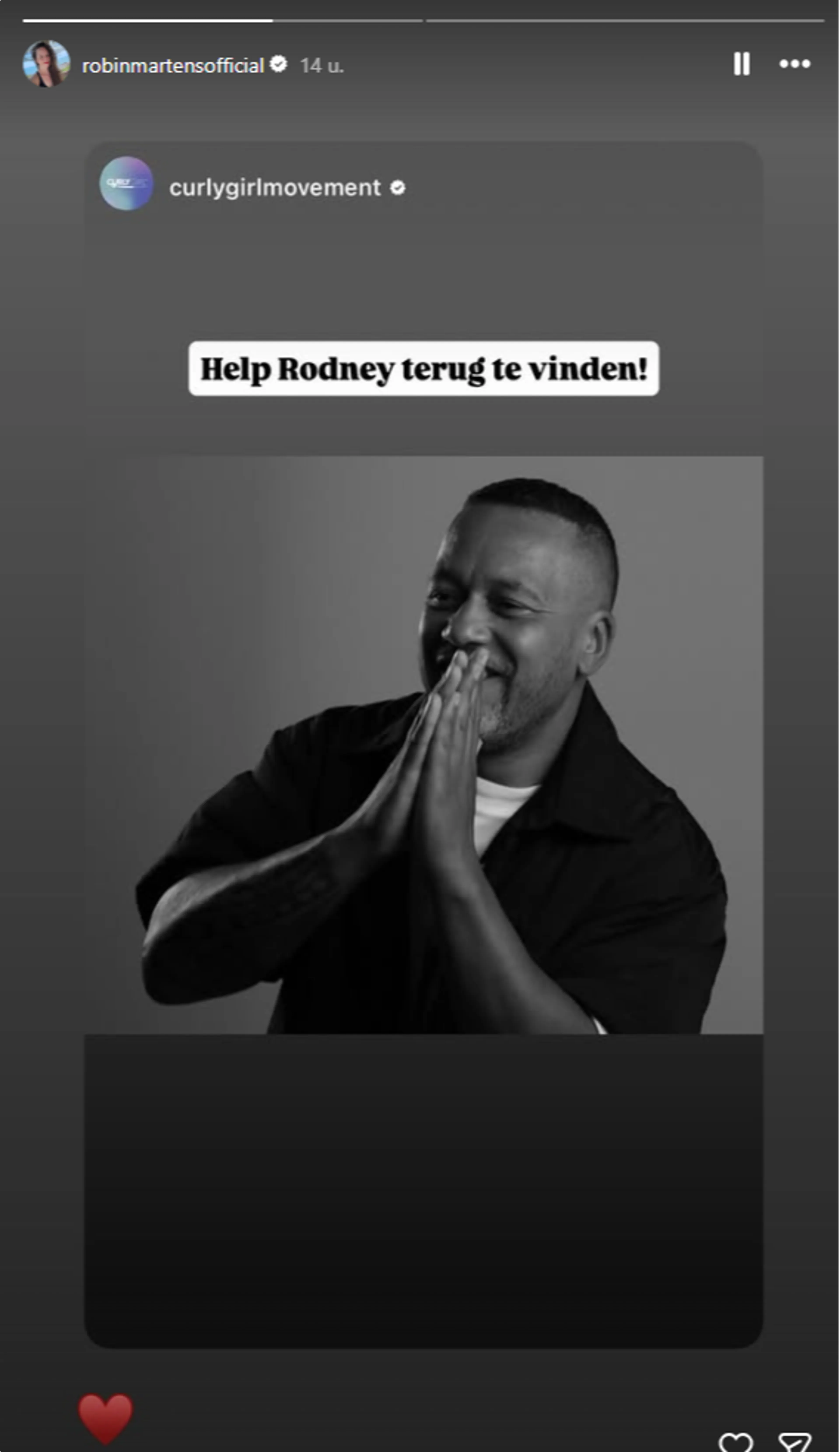 bron: Instagram Robin Martens