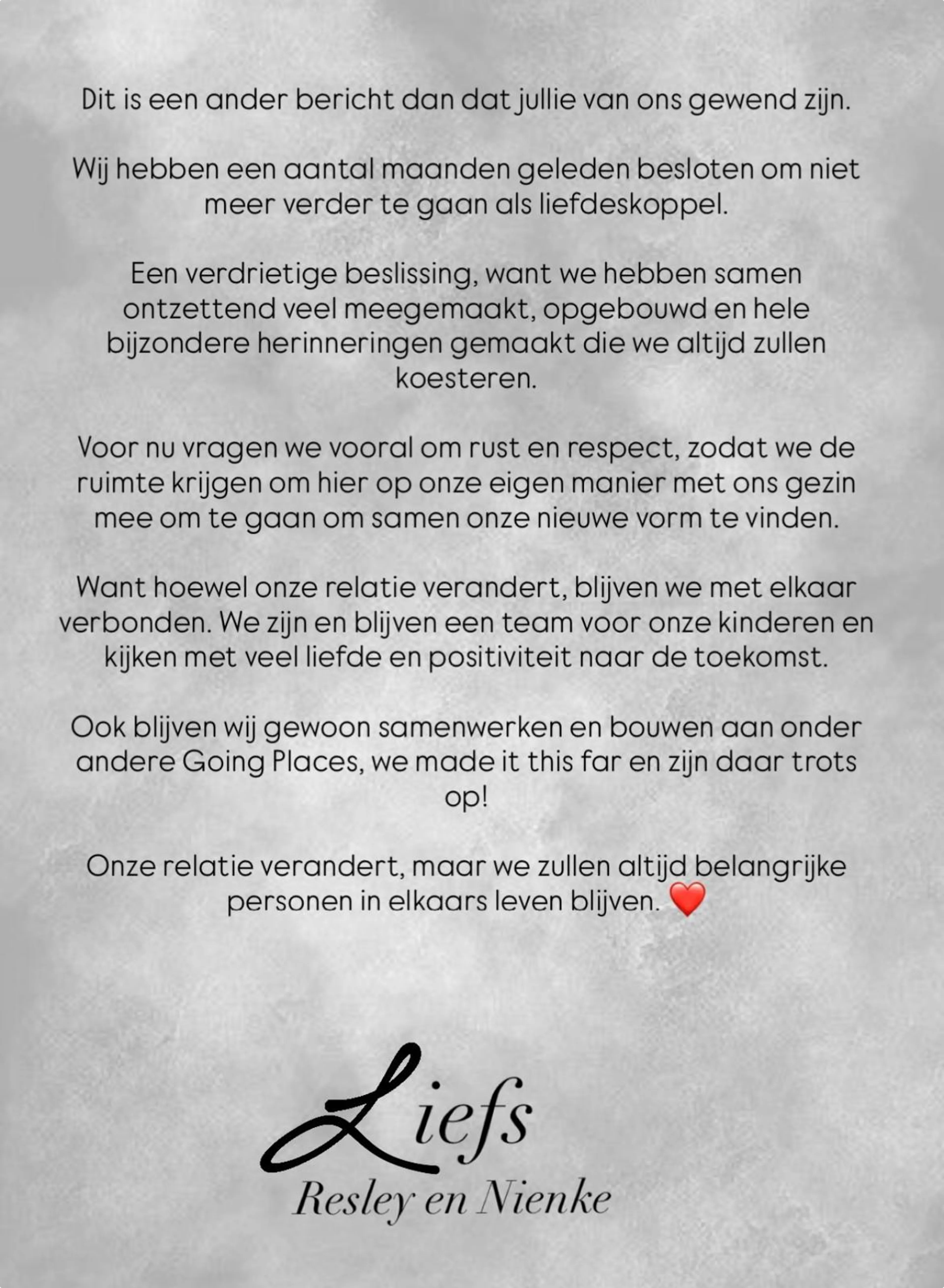 Bron: Instagram Nienke Plas