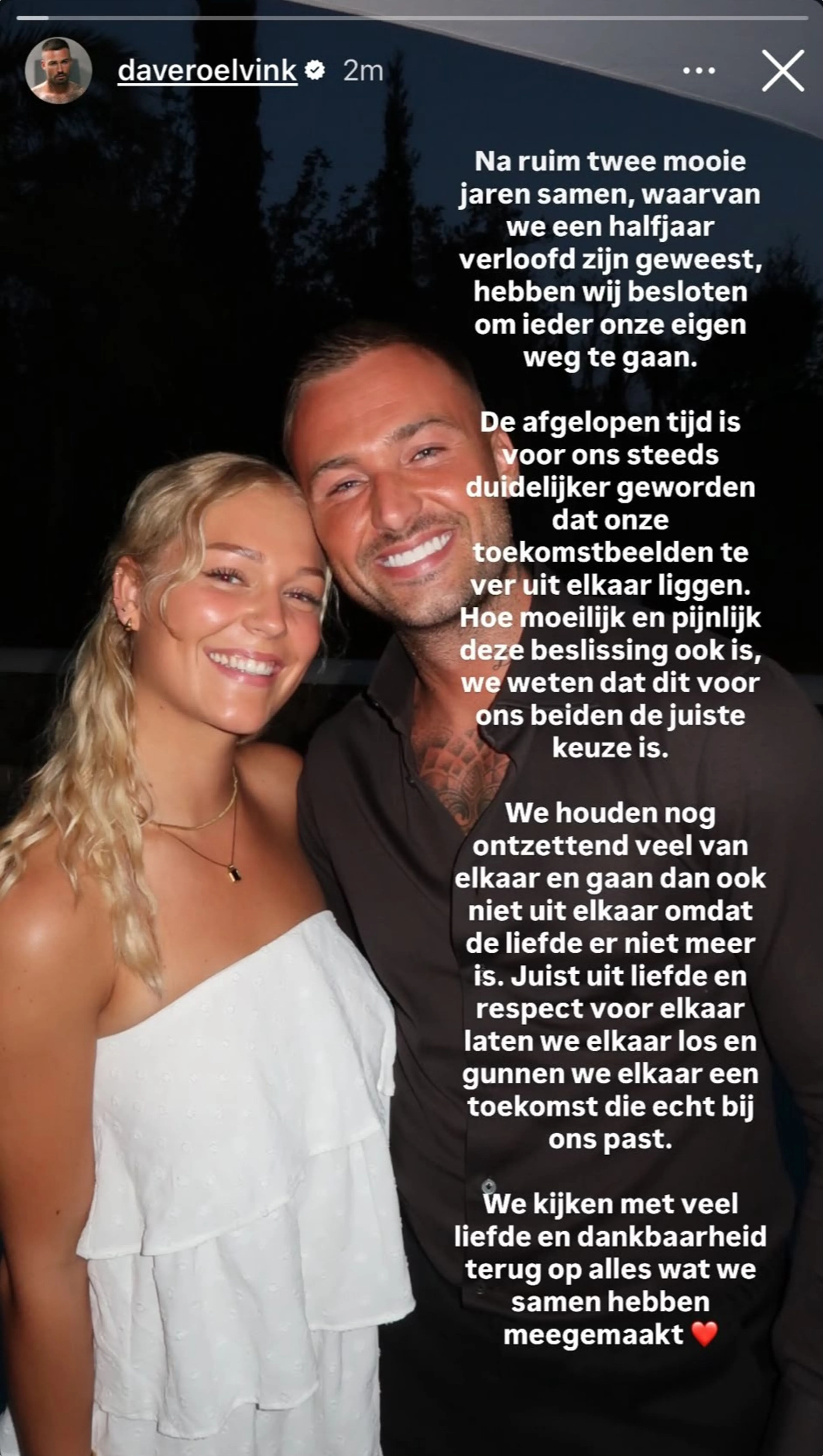 Bron: Instagram Dave Roelvink