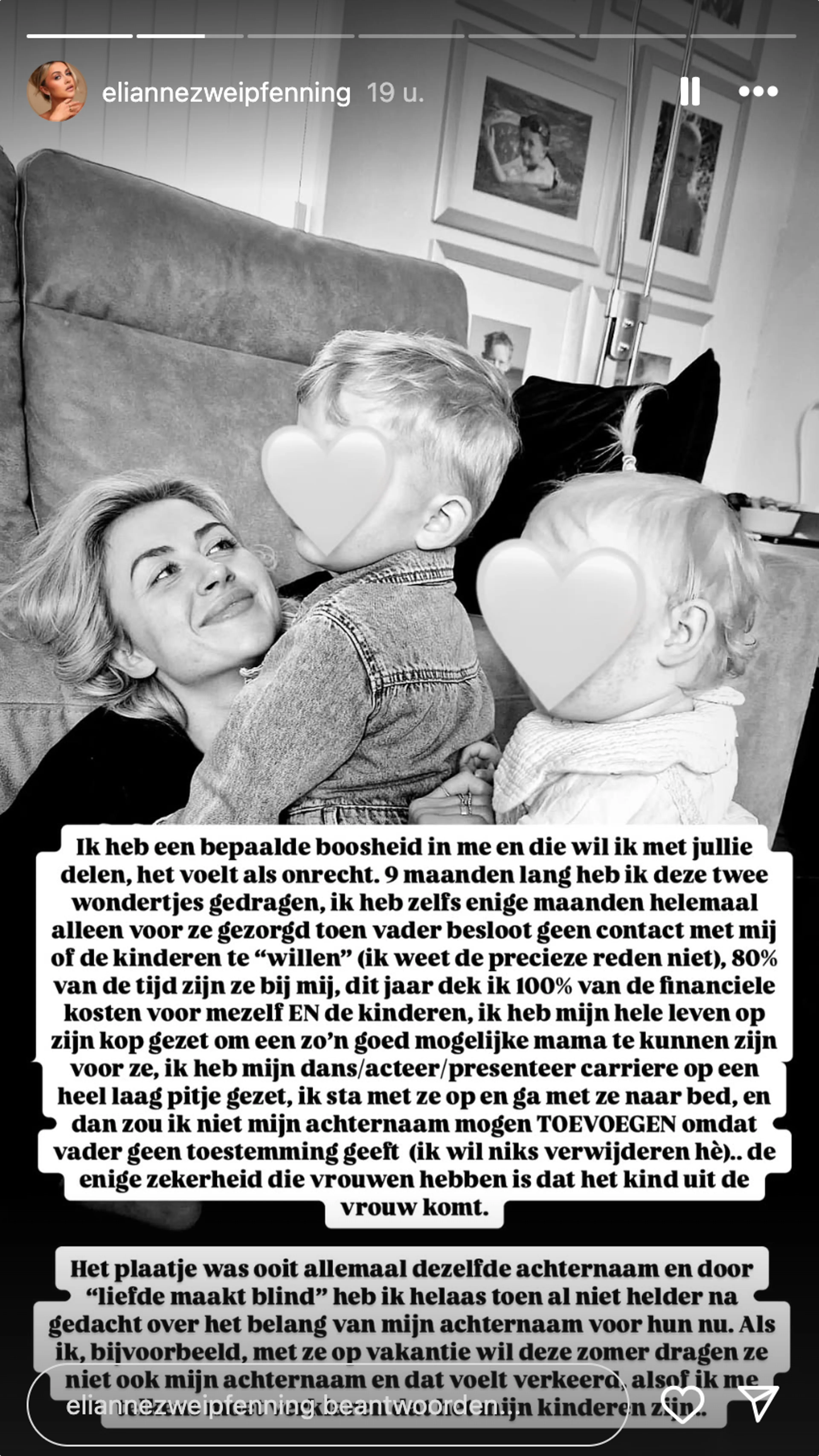 Bron: Instagram Elianne Zweipfenning
