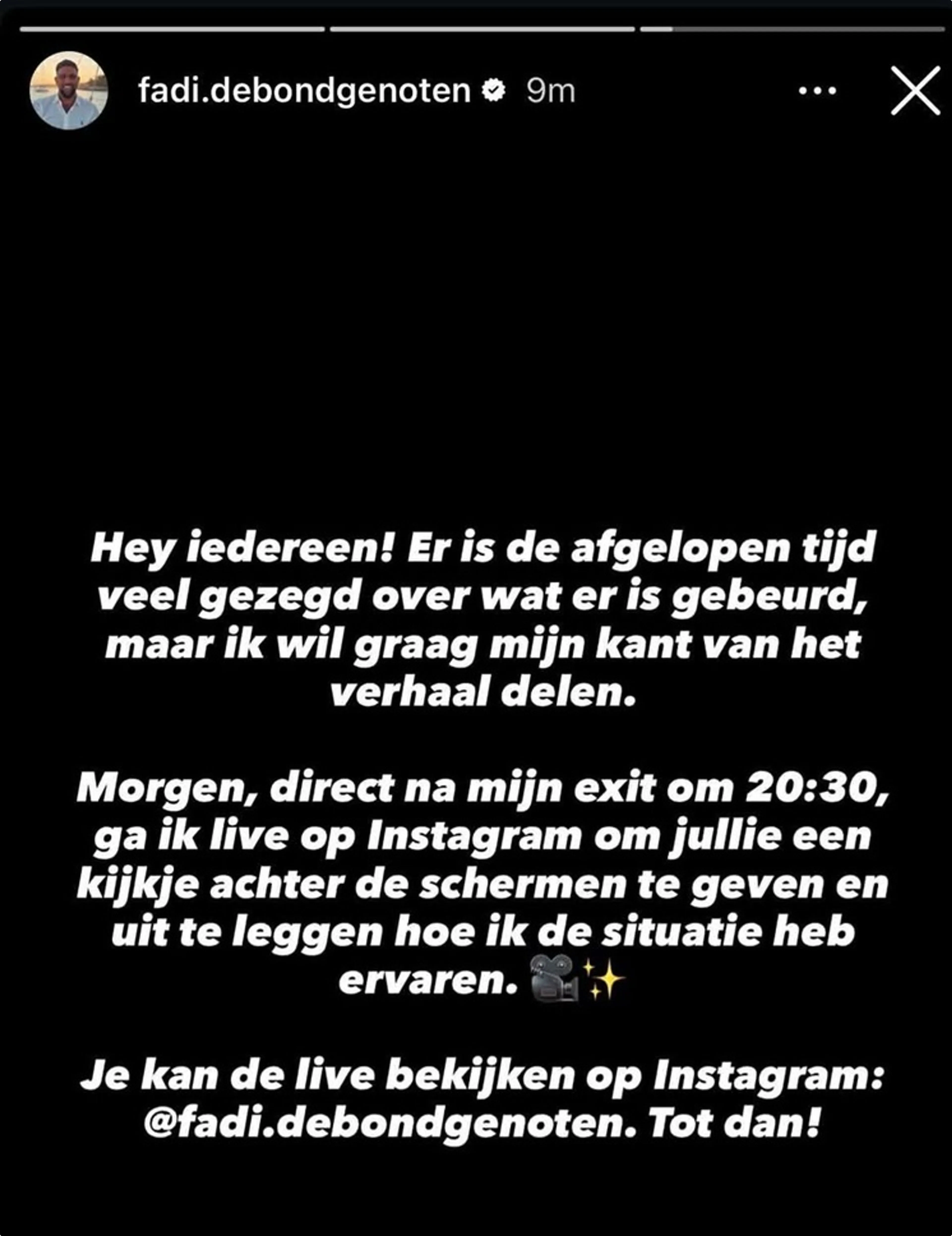 De post van Fadi.