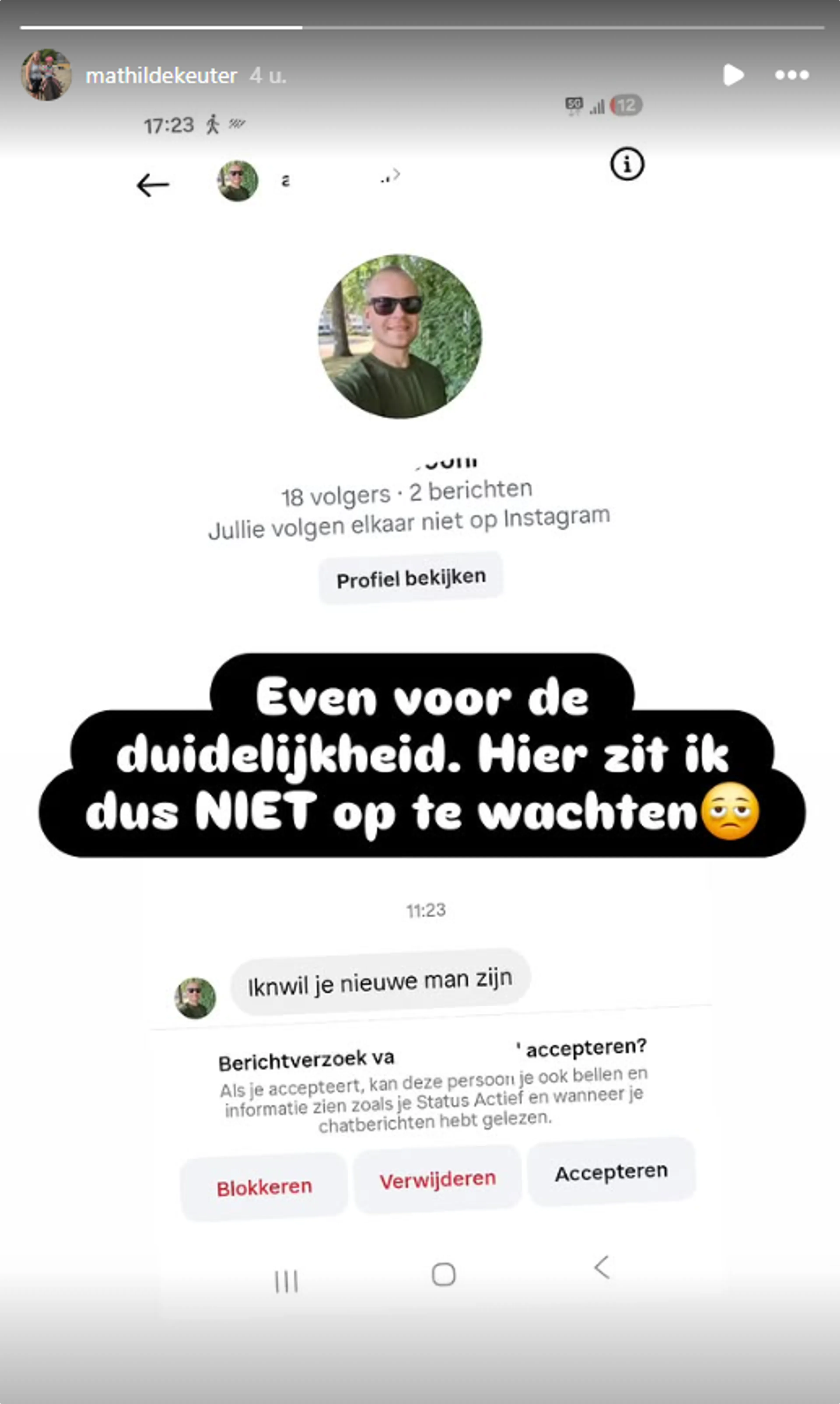 Mathilde Keuter staat niet open voor liefde vlak na liefdesbreuk Davy (@Instagram)