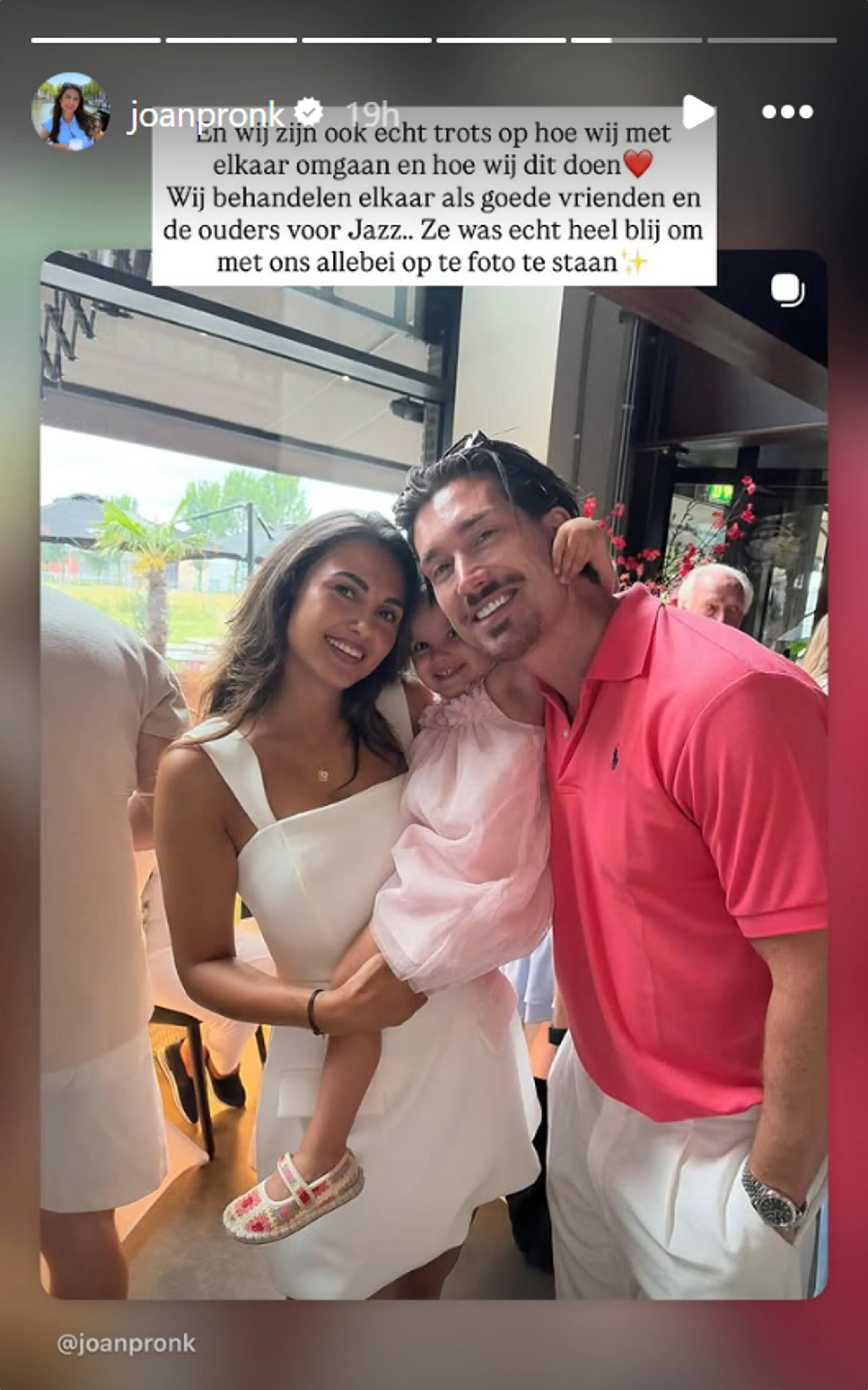 Bron: Joan Pronk op Instagram