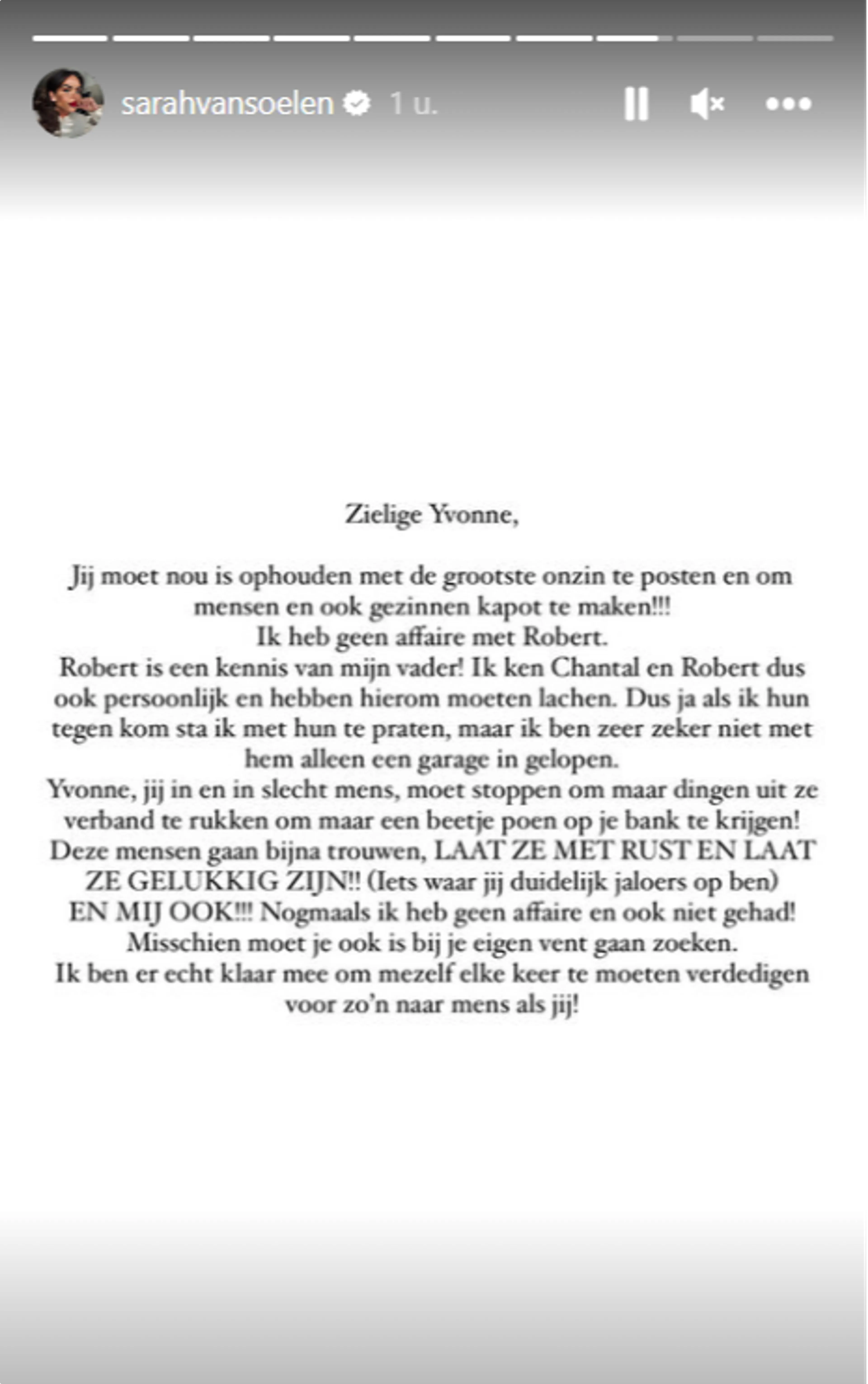 bron: Instagram Sarah van Soelen