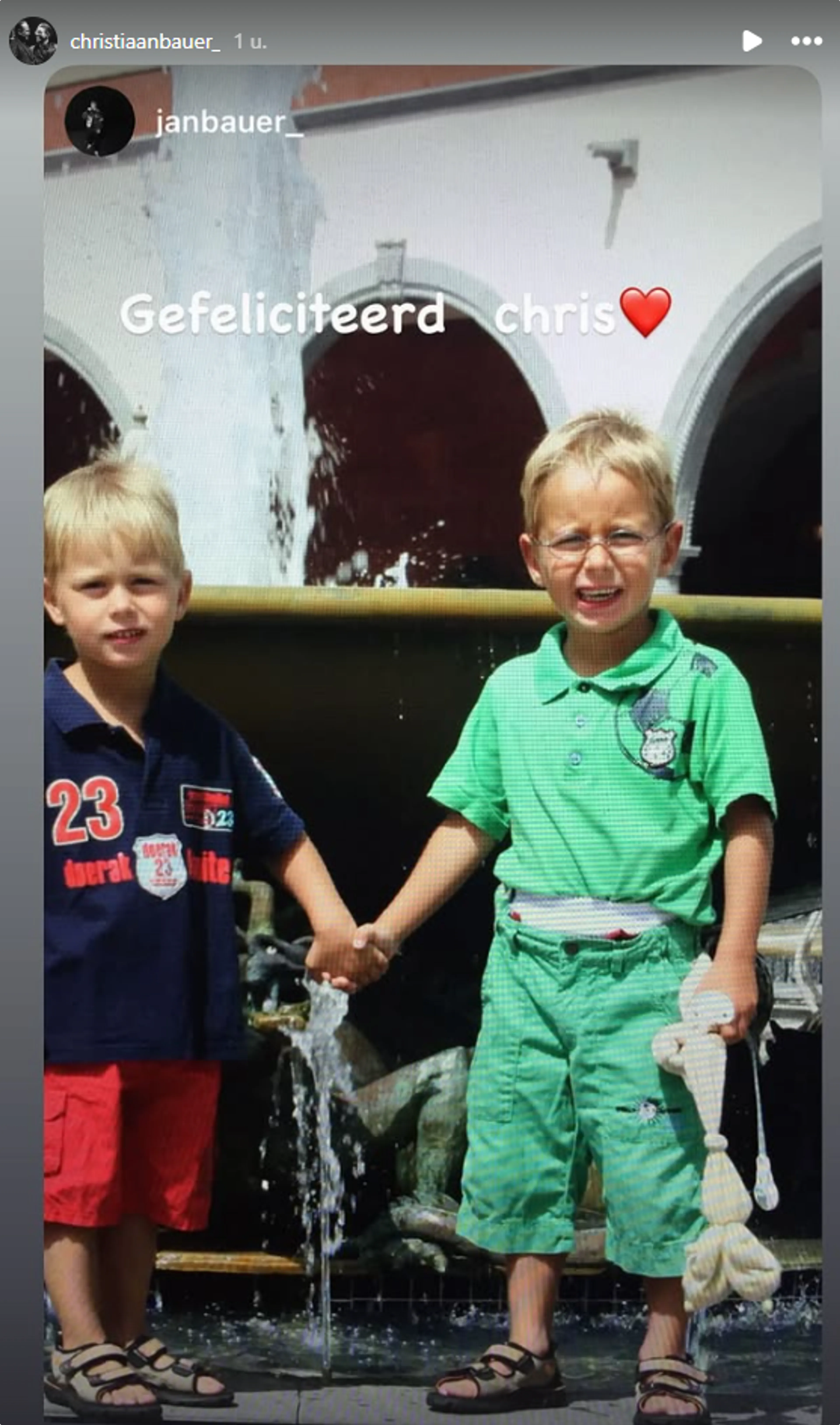 Bron: Christiaan Bauer op Instagram.