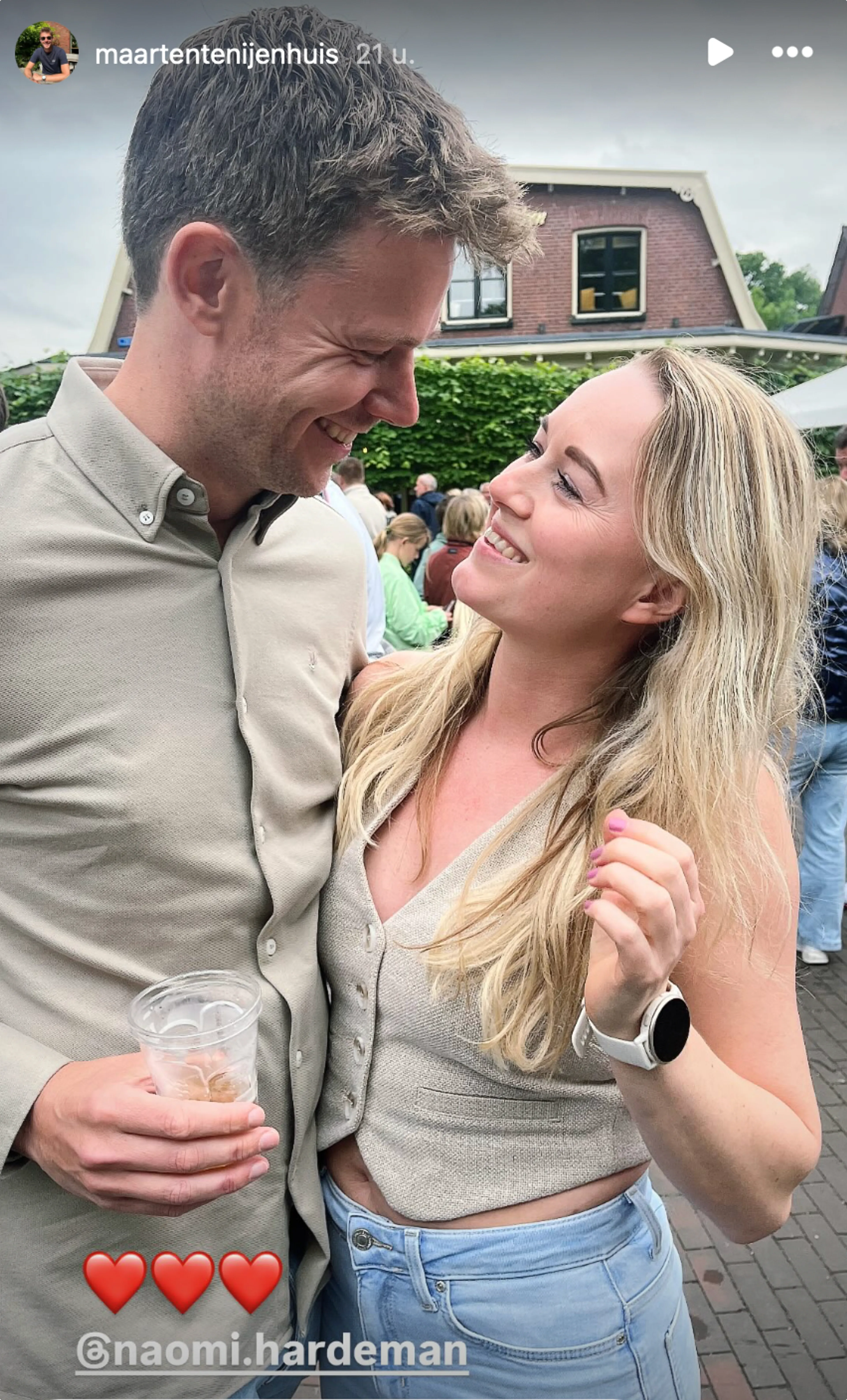 Bron: Maarten te Nijenhuis op Instagram.