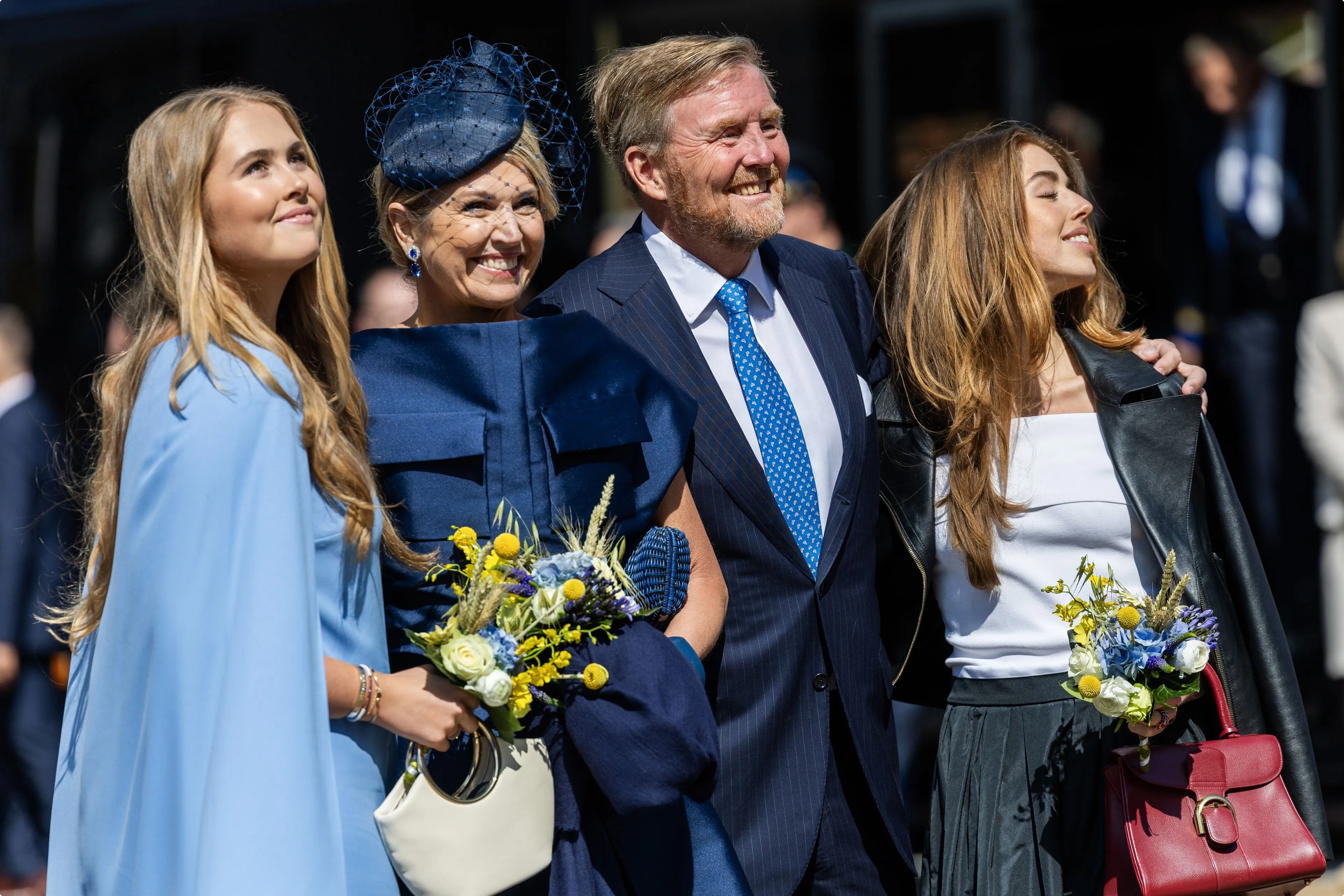 Het koninklijk gezin, beeld: ANP