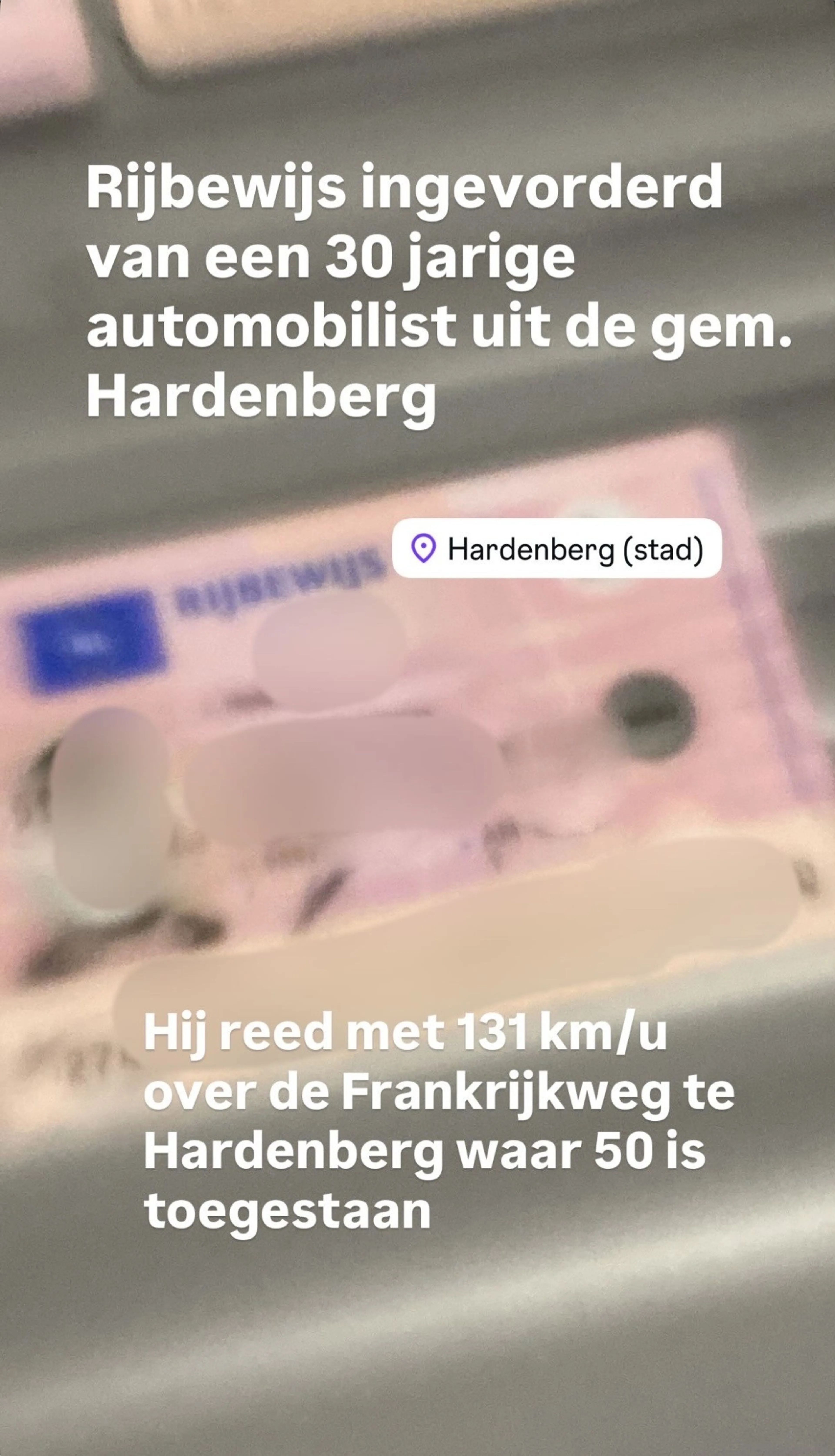 Verkeerspolitie Oost Nederland op Instagram. 