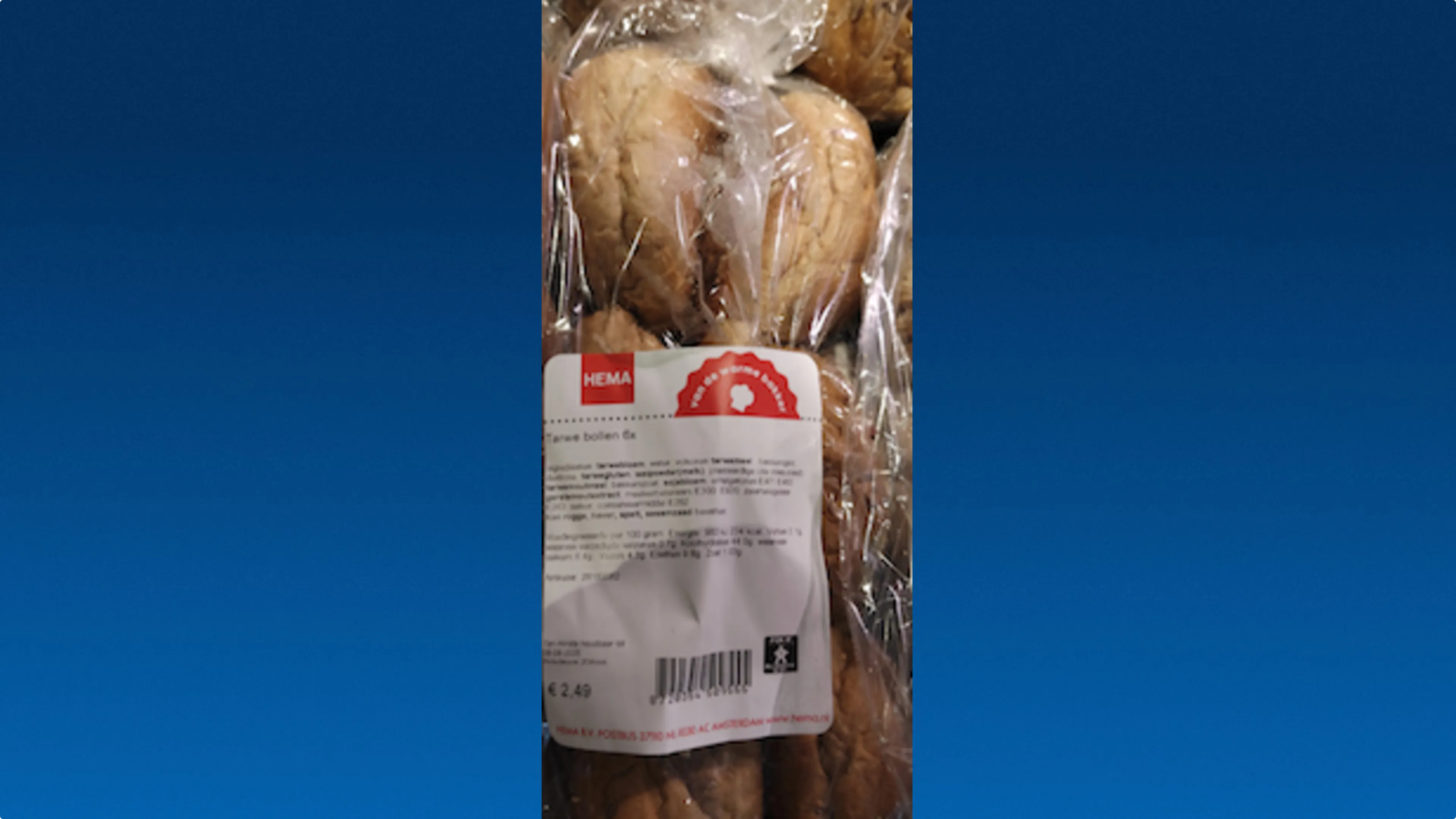 De meerzadenbollen. Beeld: HEMA