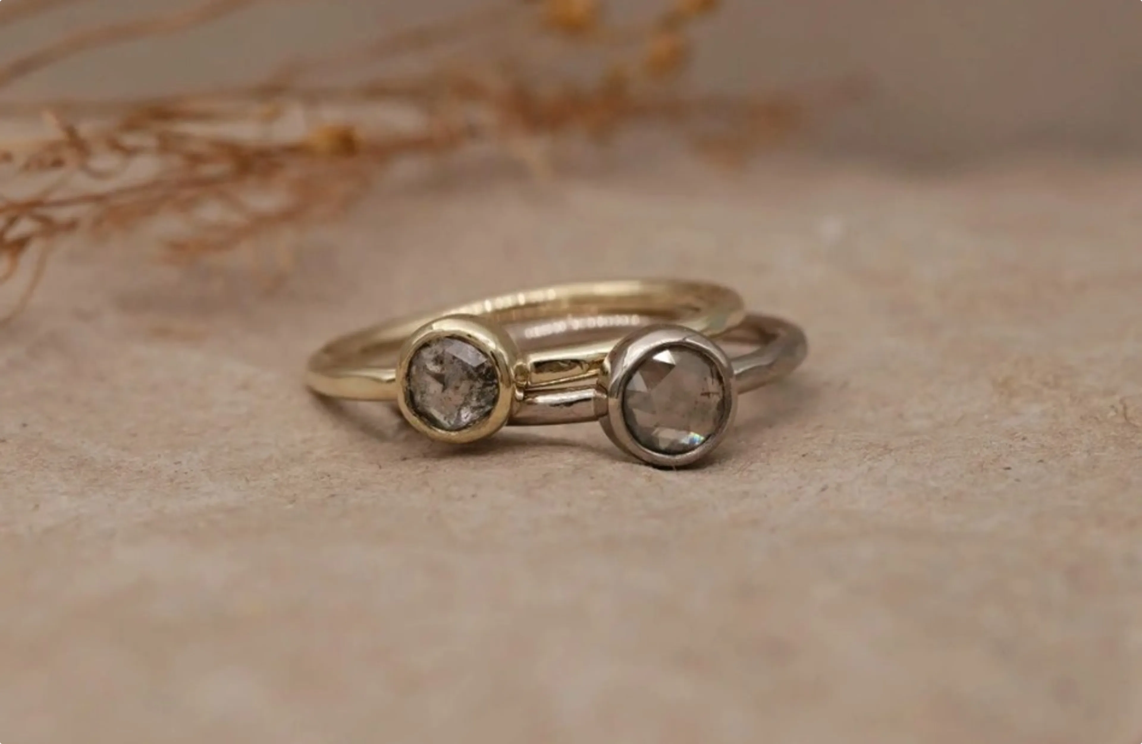 Ringen die Nicole gemaakt heeft