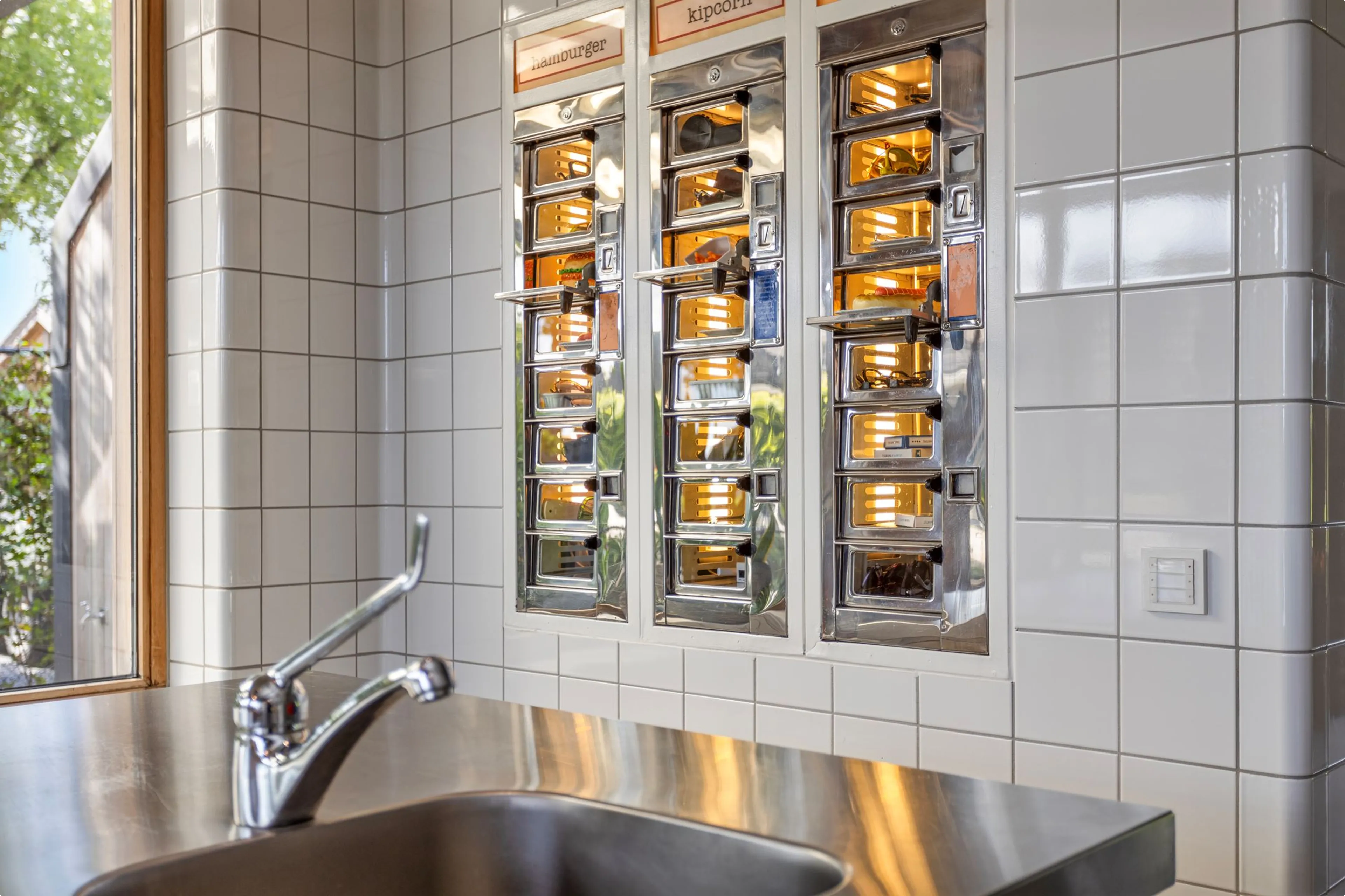 Snackmuur in de villa in Riel. Beeld: Rentmeester Makelaardij.