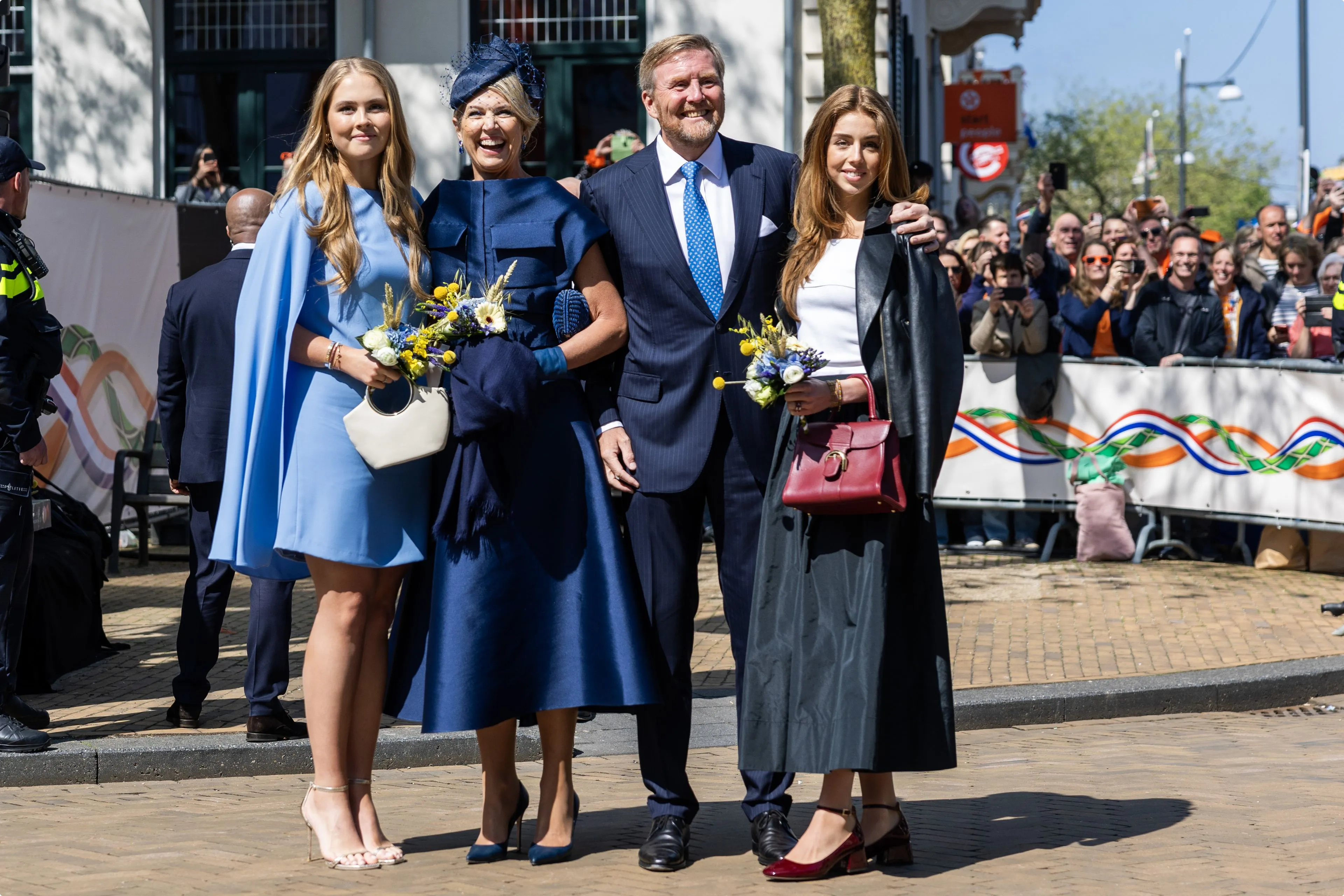 Het koninklijke gezin in Doetinchem op Koningsdag, beeld: ANP