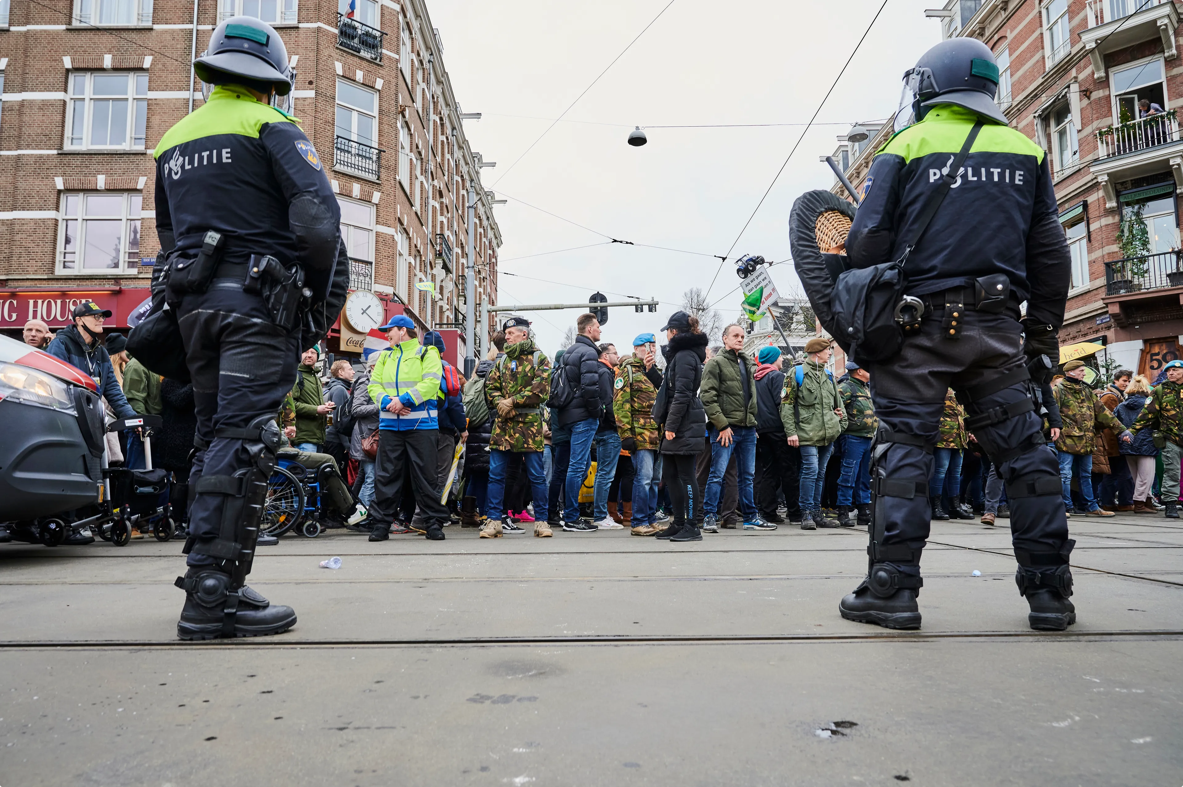 coronaprotest Amsterdam ANP
