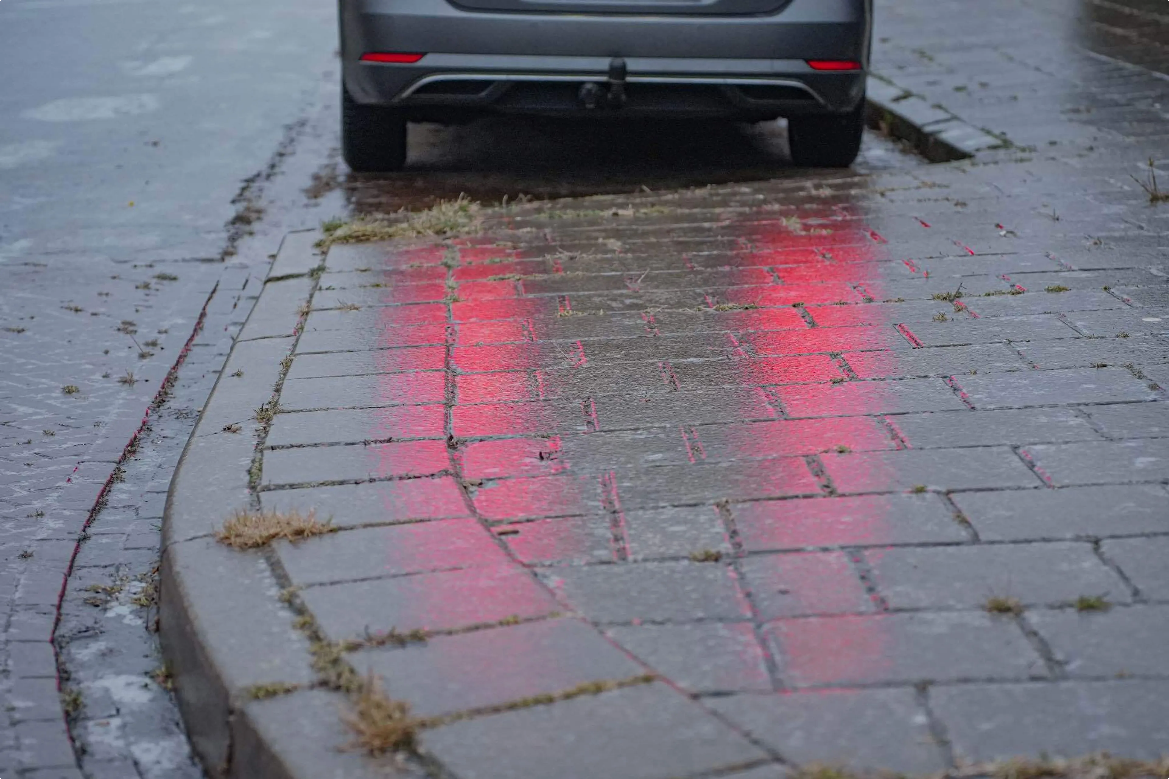 Gladde stoep. Beeld: Persbureau Meter