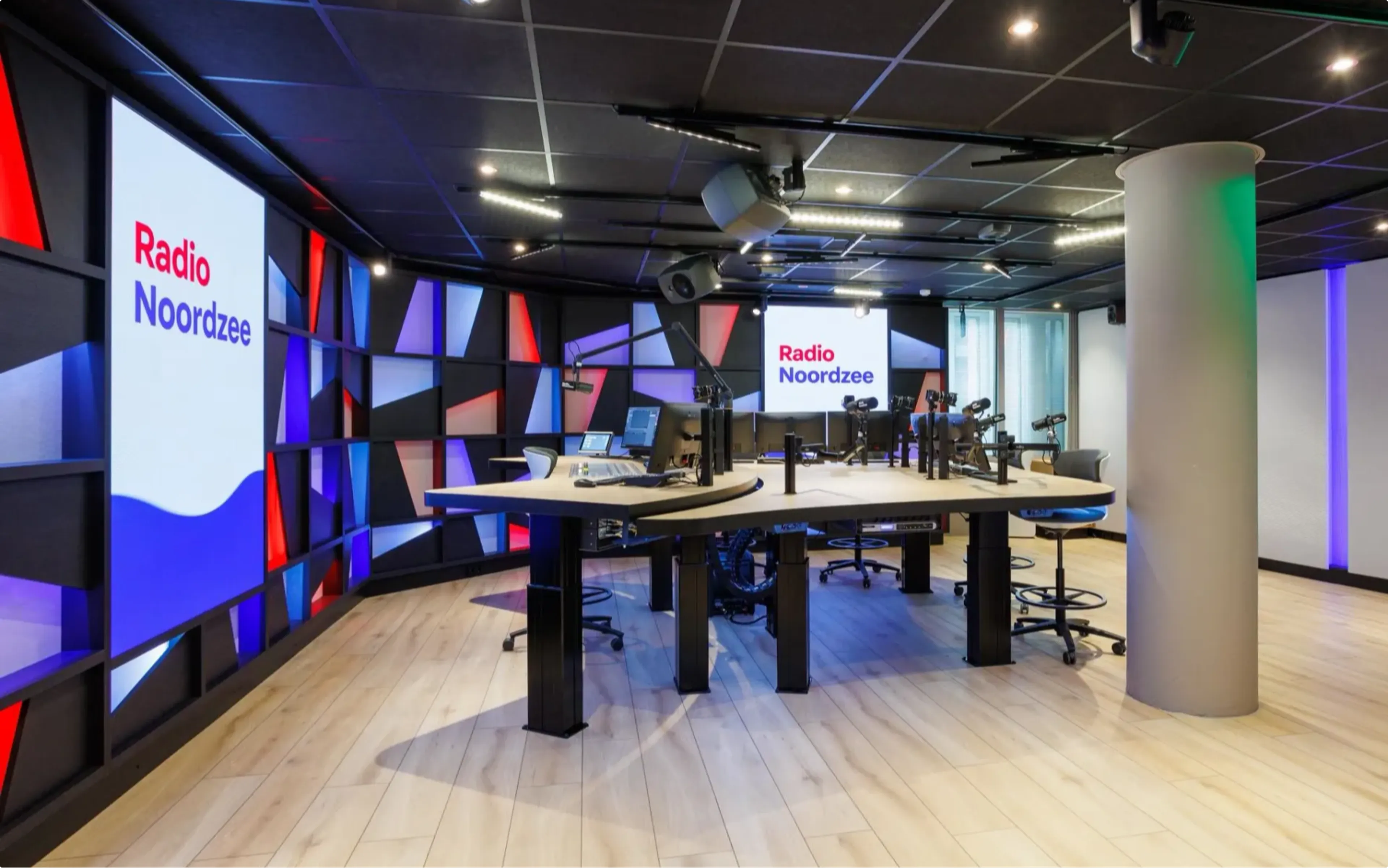 Nieuwe studio Radio Noordzee
