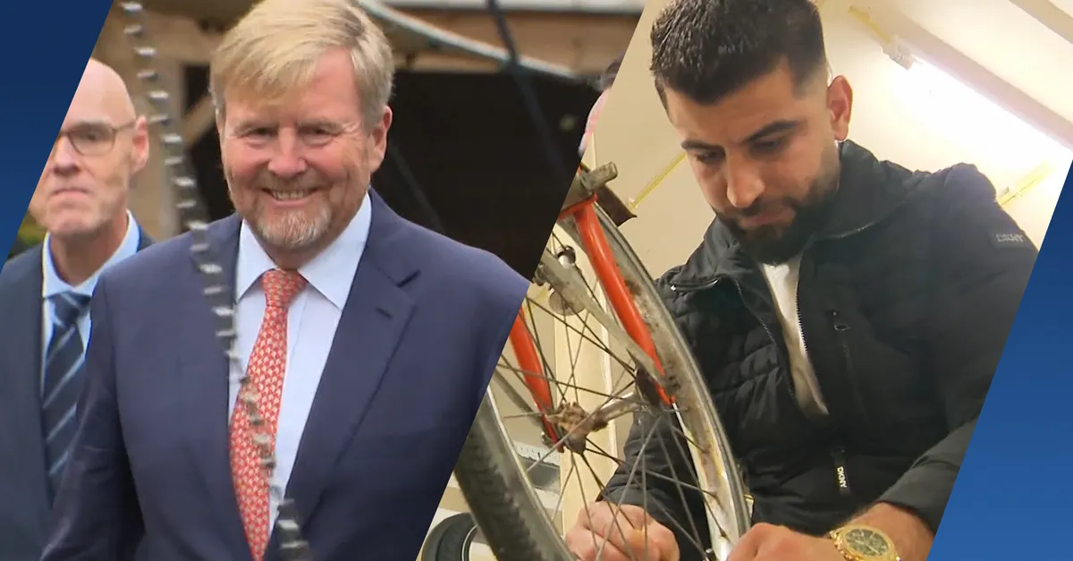 Koning bezoekt azc in Leersum: 'We willen een voorbeeld zijn'